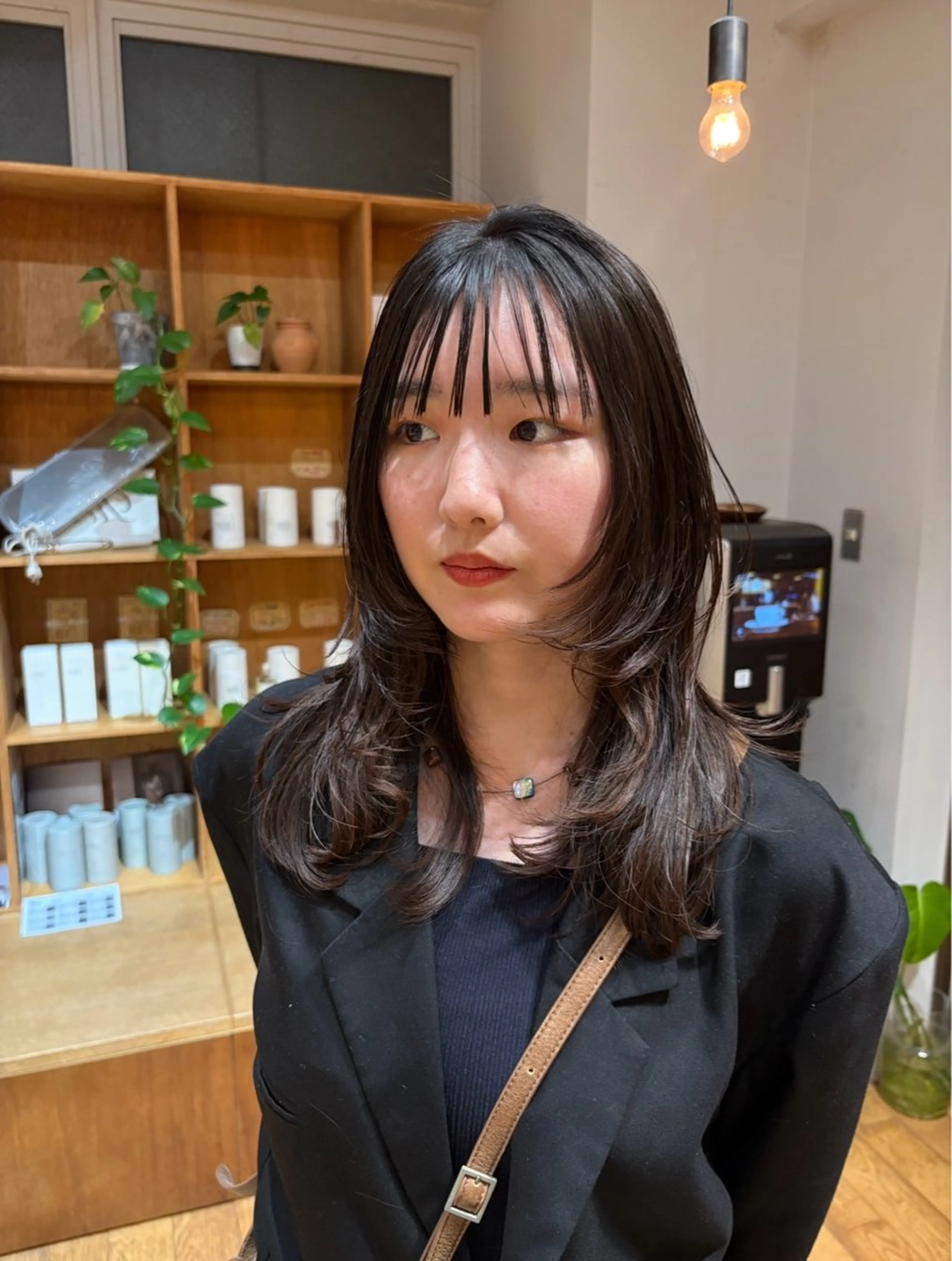 ミディアム カット トリートメント 【パーマ🌀/暖色カ ラー🍷】ななこ🌴のヘアスタイル