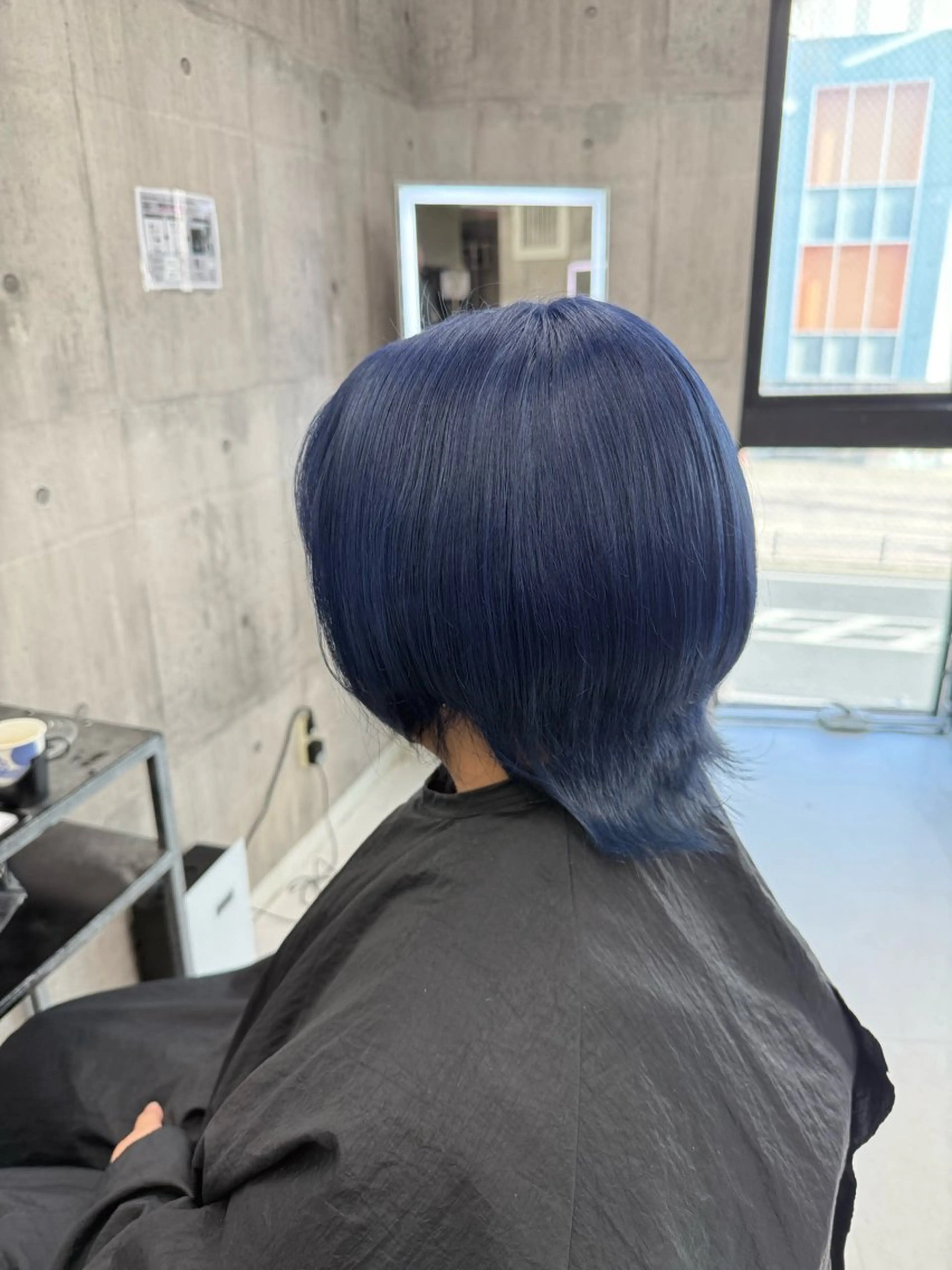 ショート カラー メンズ メンズバレイヤージュ メンズブリーチ メンズハイライト メンズハイトーン メンズインナーカラー ヘアカラー トリートメント ☁️かずき☁️青.紫 推し活カラー💫のヘアスタイル