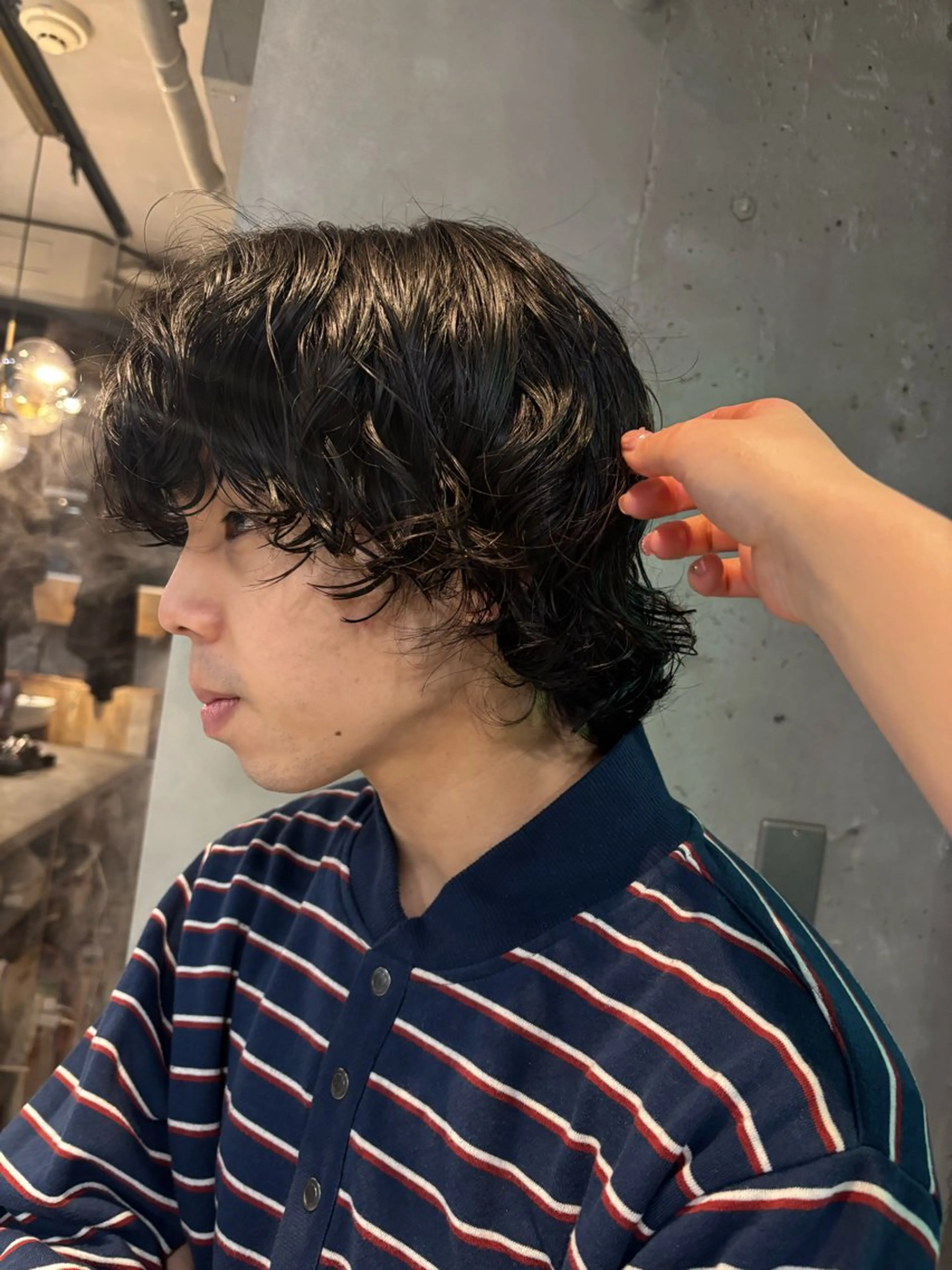メンズ メンズパーマ 岩間 ゆいこのヘアスタイル