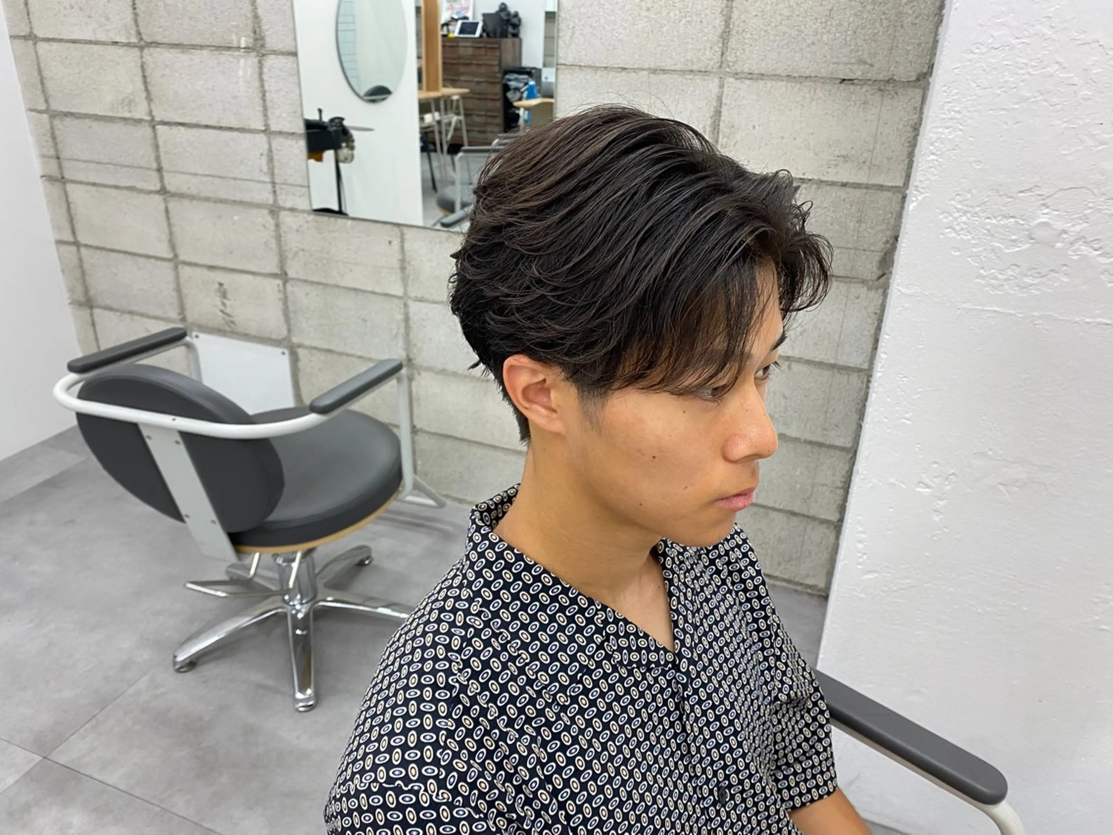 メンズ カット メンズパーマ外屋敷 航のヘアスタイル