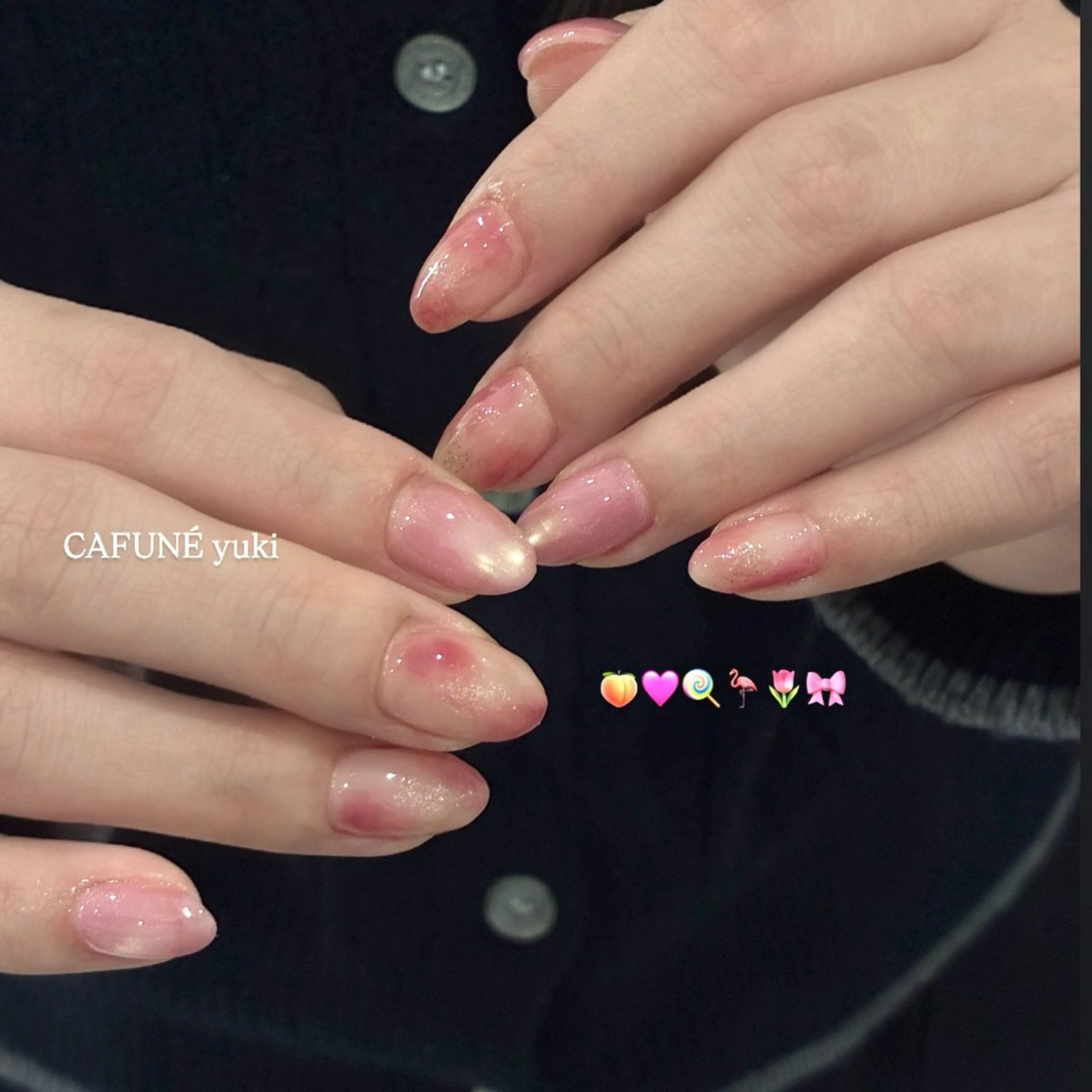ネイル ハンドネイル 🎼CAFUNÉ_ TOKYO.•*¨のネイルデザイン