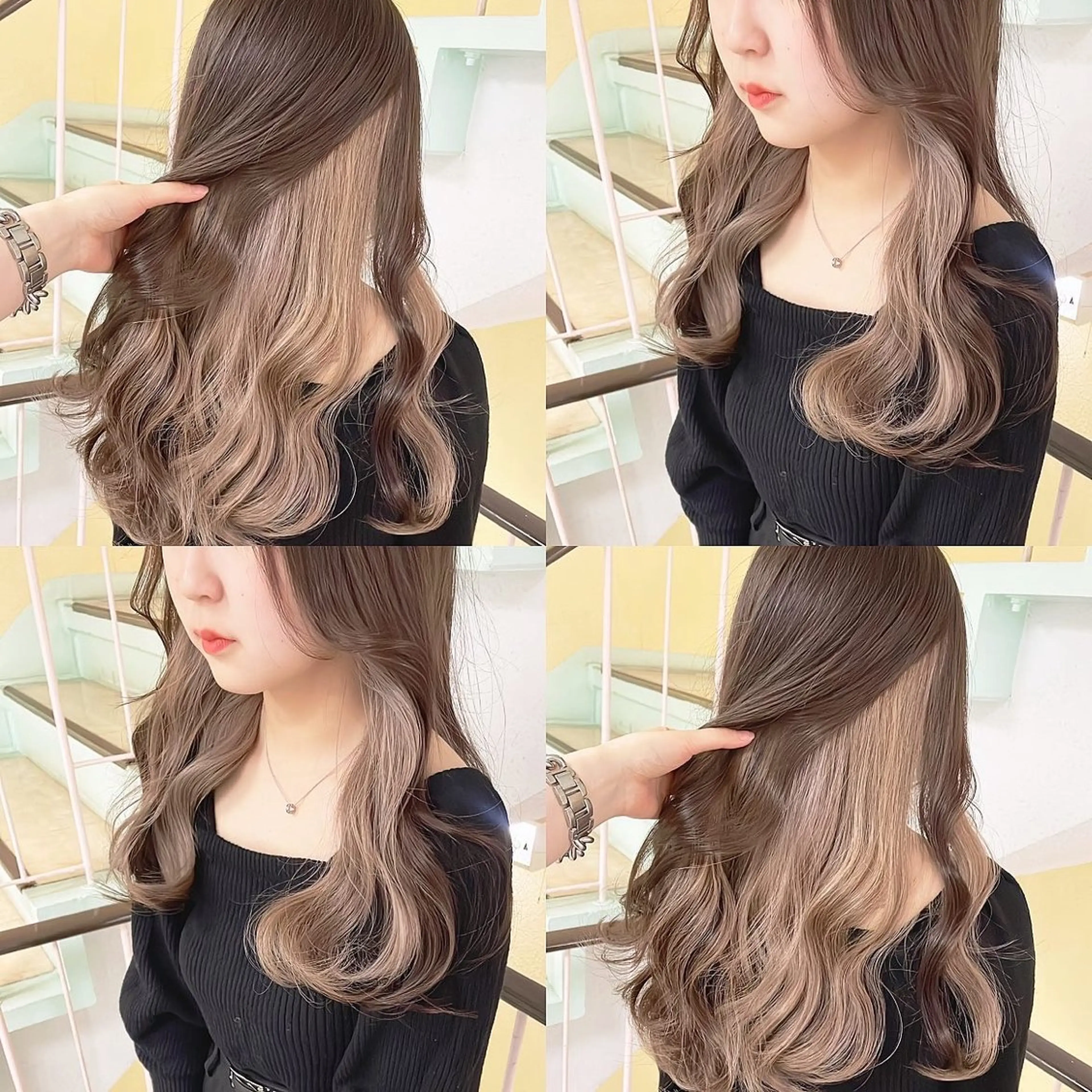 カラー ヘアカラー トリートメント 渋谷:インナーカラー ／🍒エリカ🍒のヘアスタイル