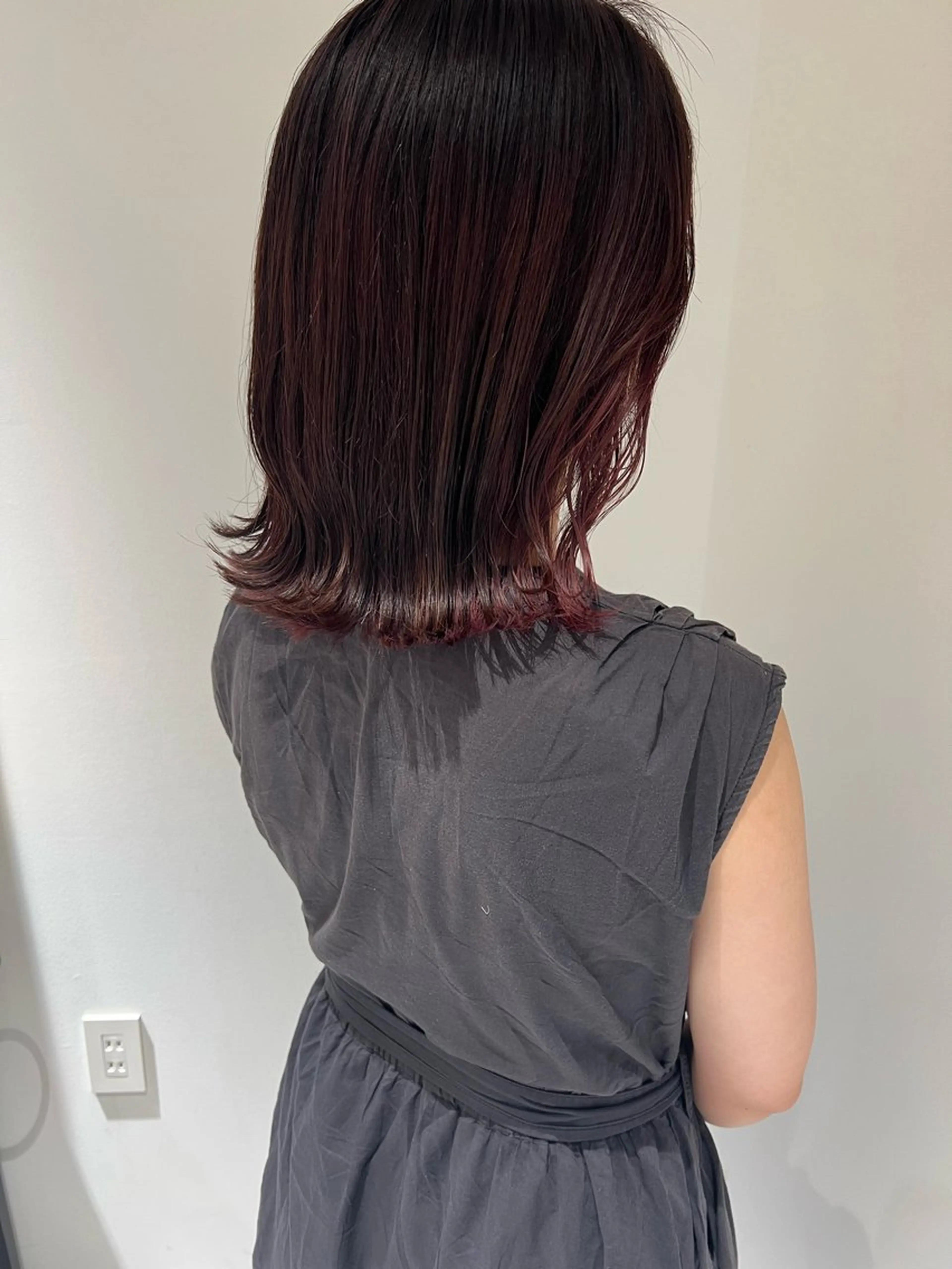 ミディアム 透明感カラー/ 髪質改善/裏田 遊のヘアスタイル