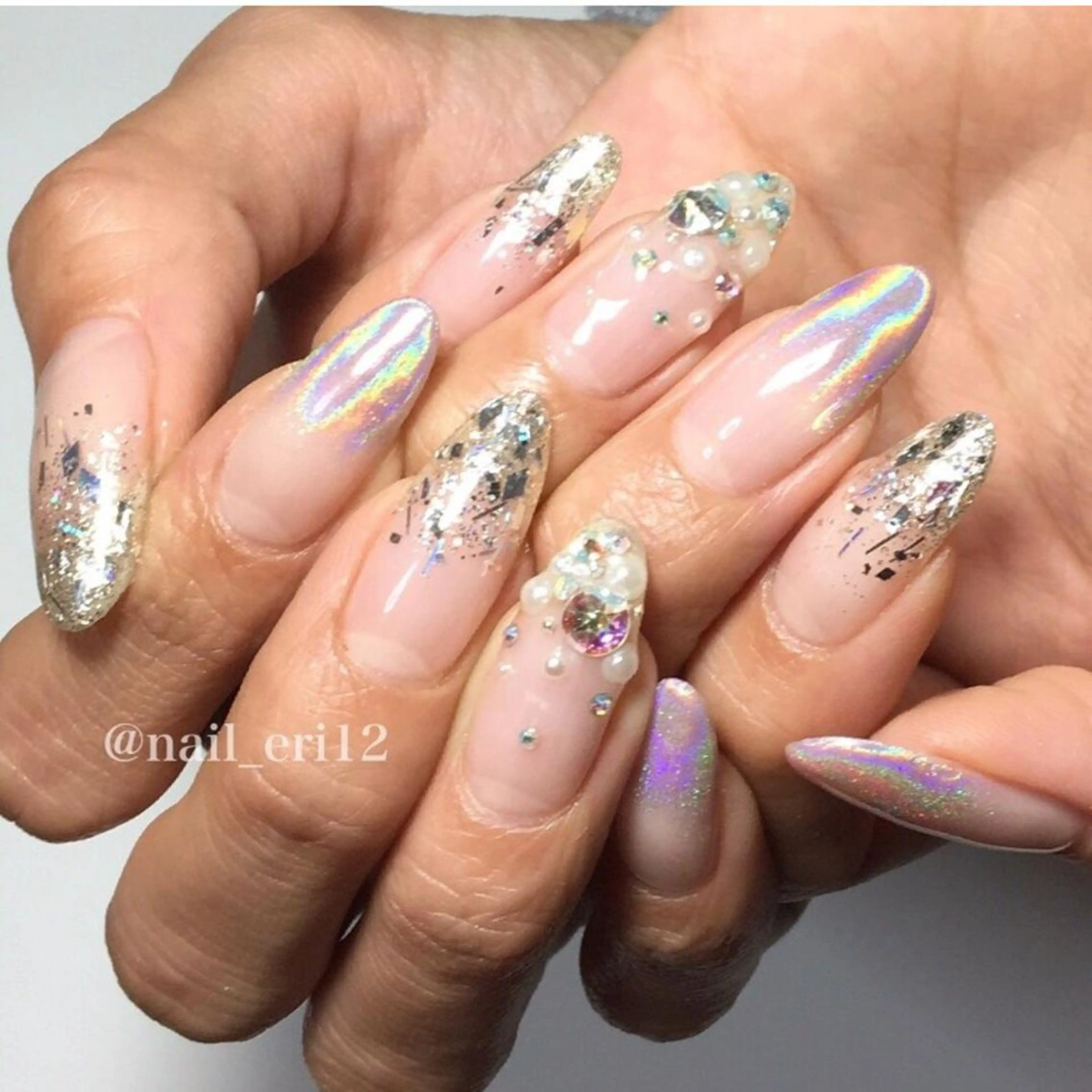 ミディアム nail salon &e eriのネイルデザイン