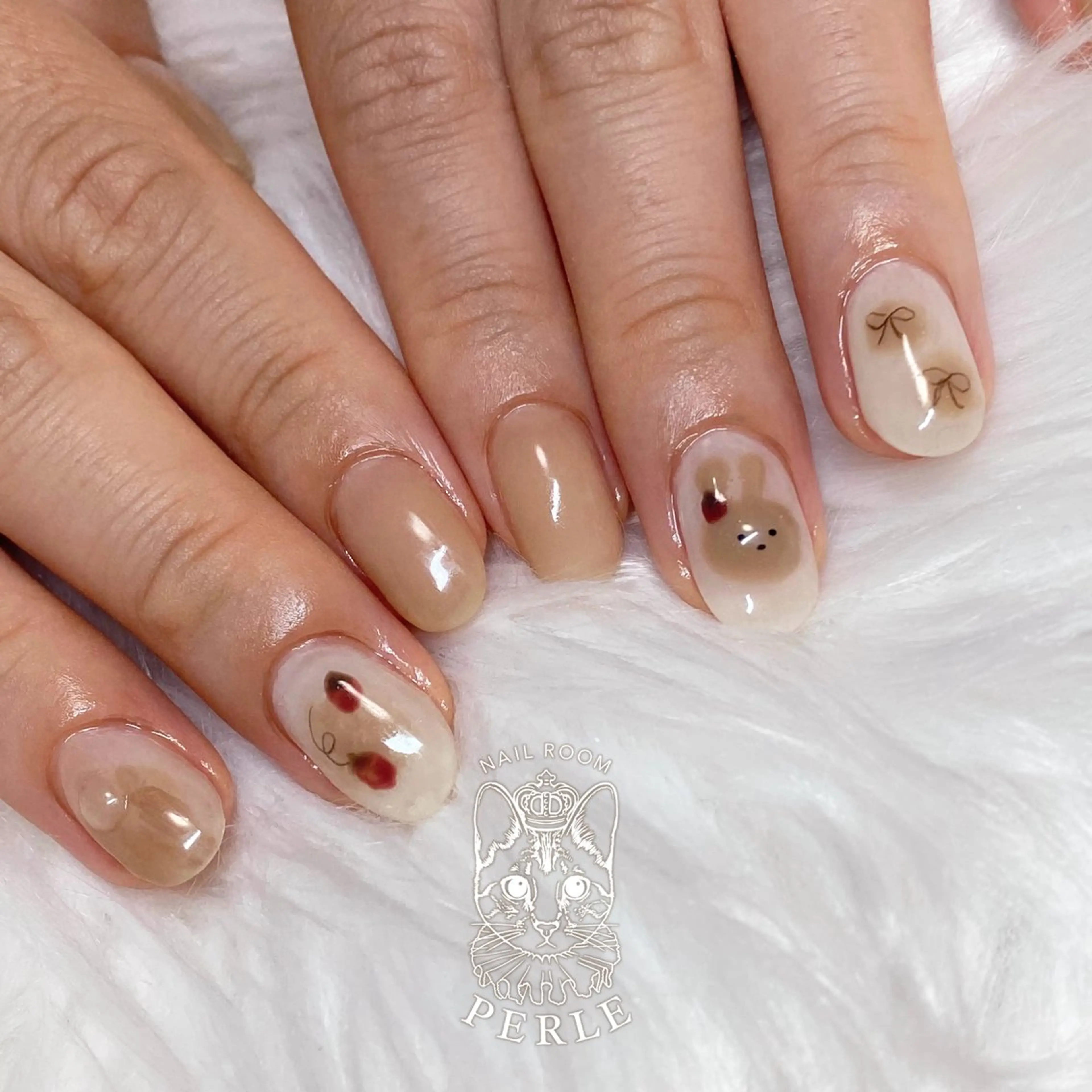 ネイル ハンドネイル nail room Perleのネイルデザイン