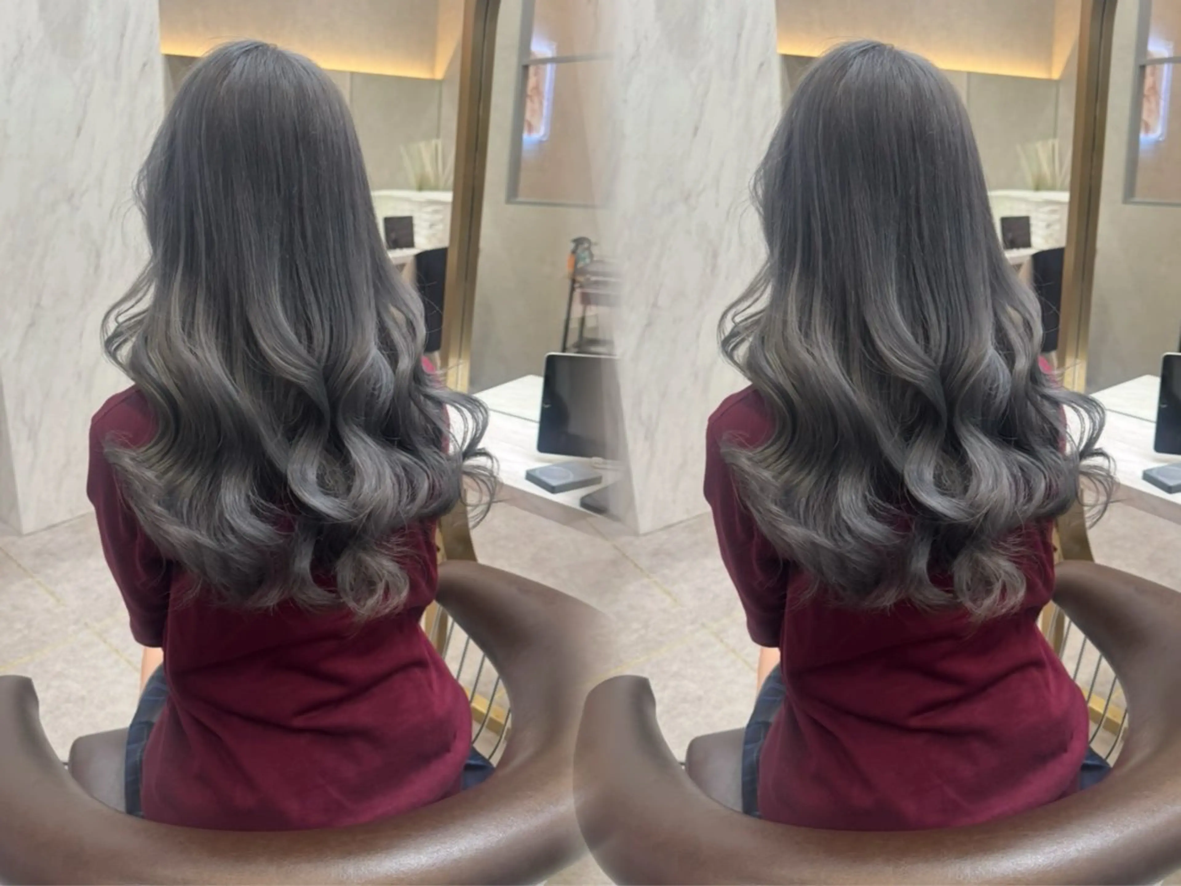 ロング ヘアカラー 璃 音のヘアスタイル