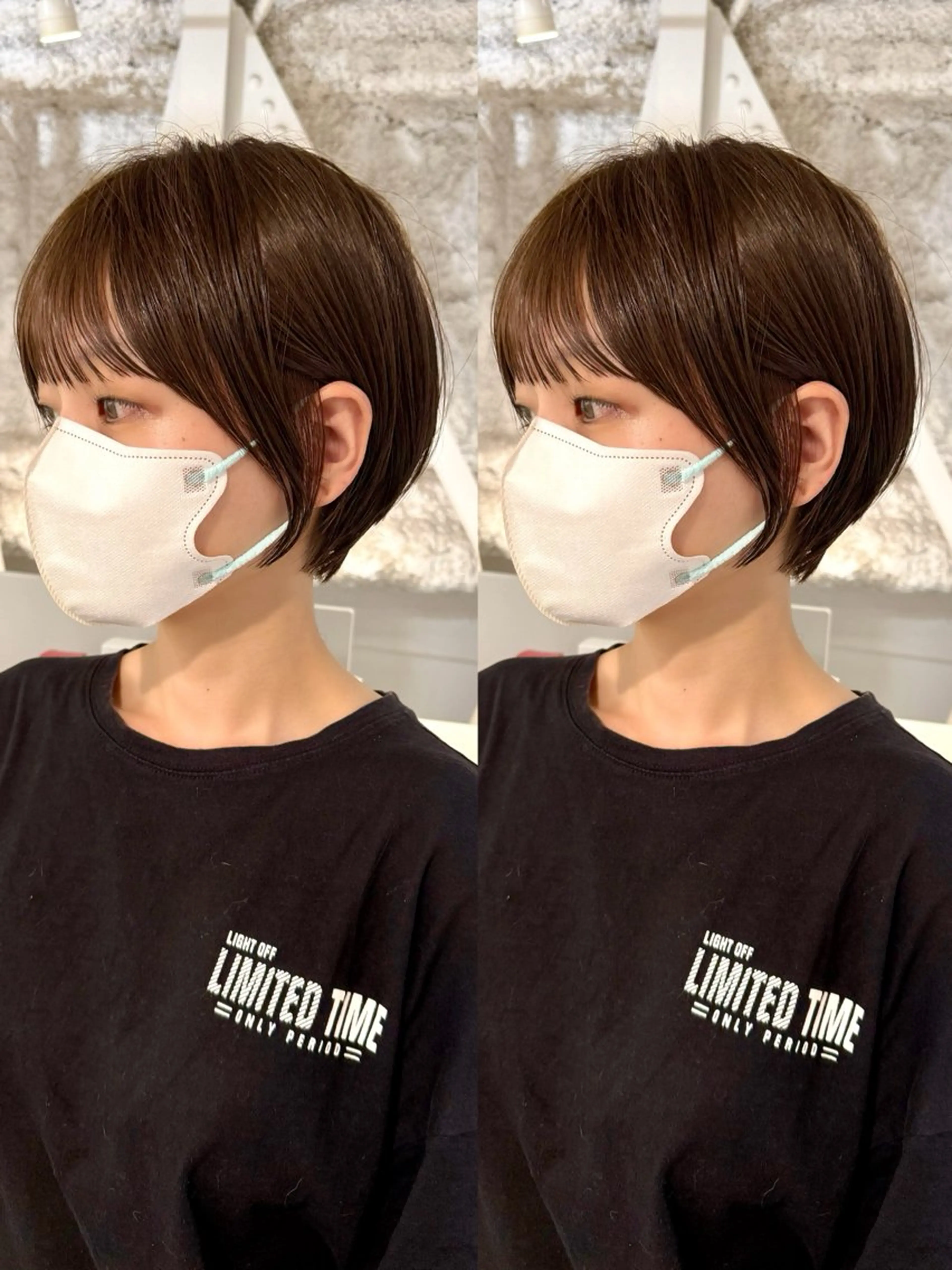 ショート カット ヘアカラー 骨格診断で絶対可愛い ✨丸みショート✨凌弥のヘアスタイル