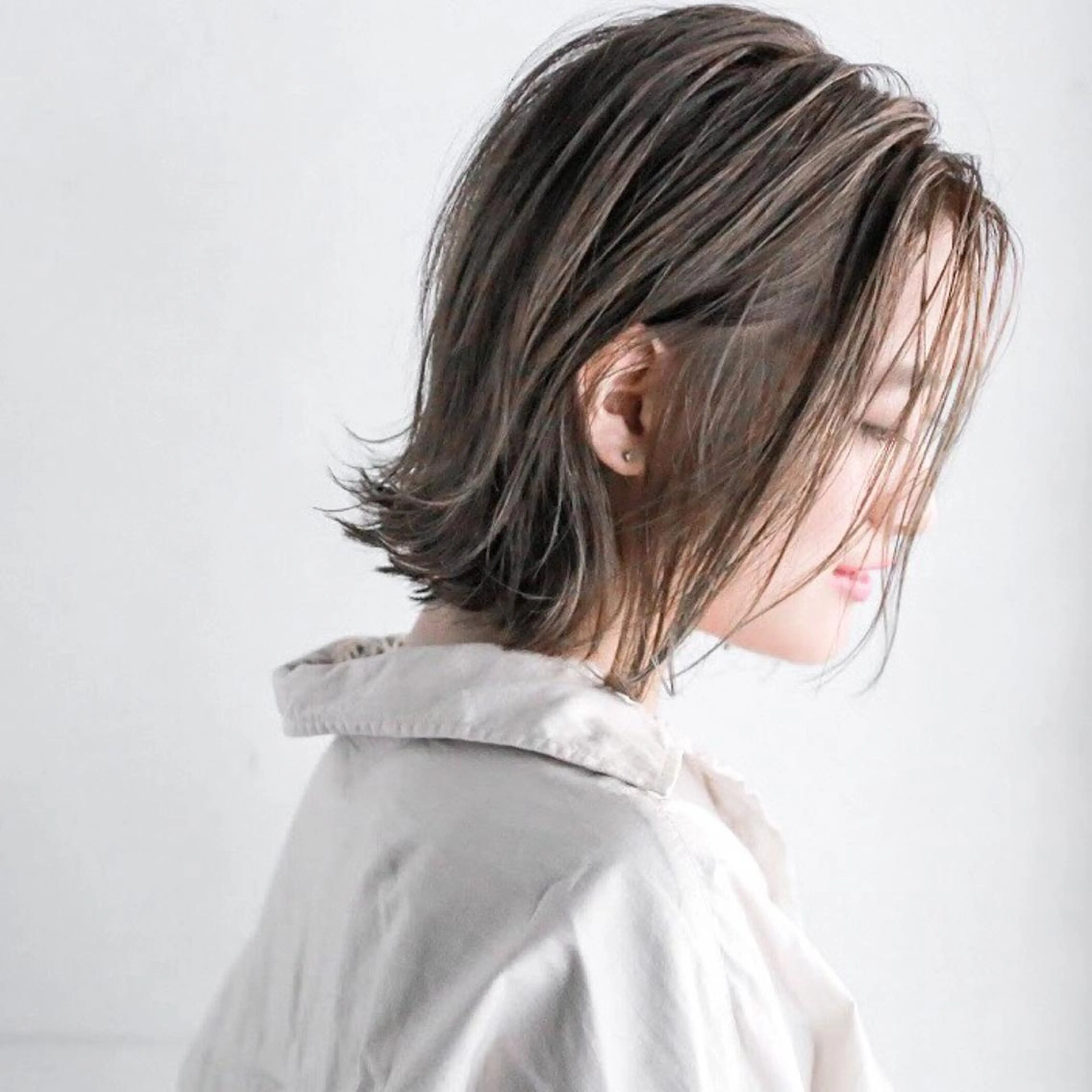 ショート カラー レイヤー暖色カラー 池袋Yamamotoのヘアスタイル