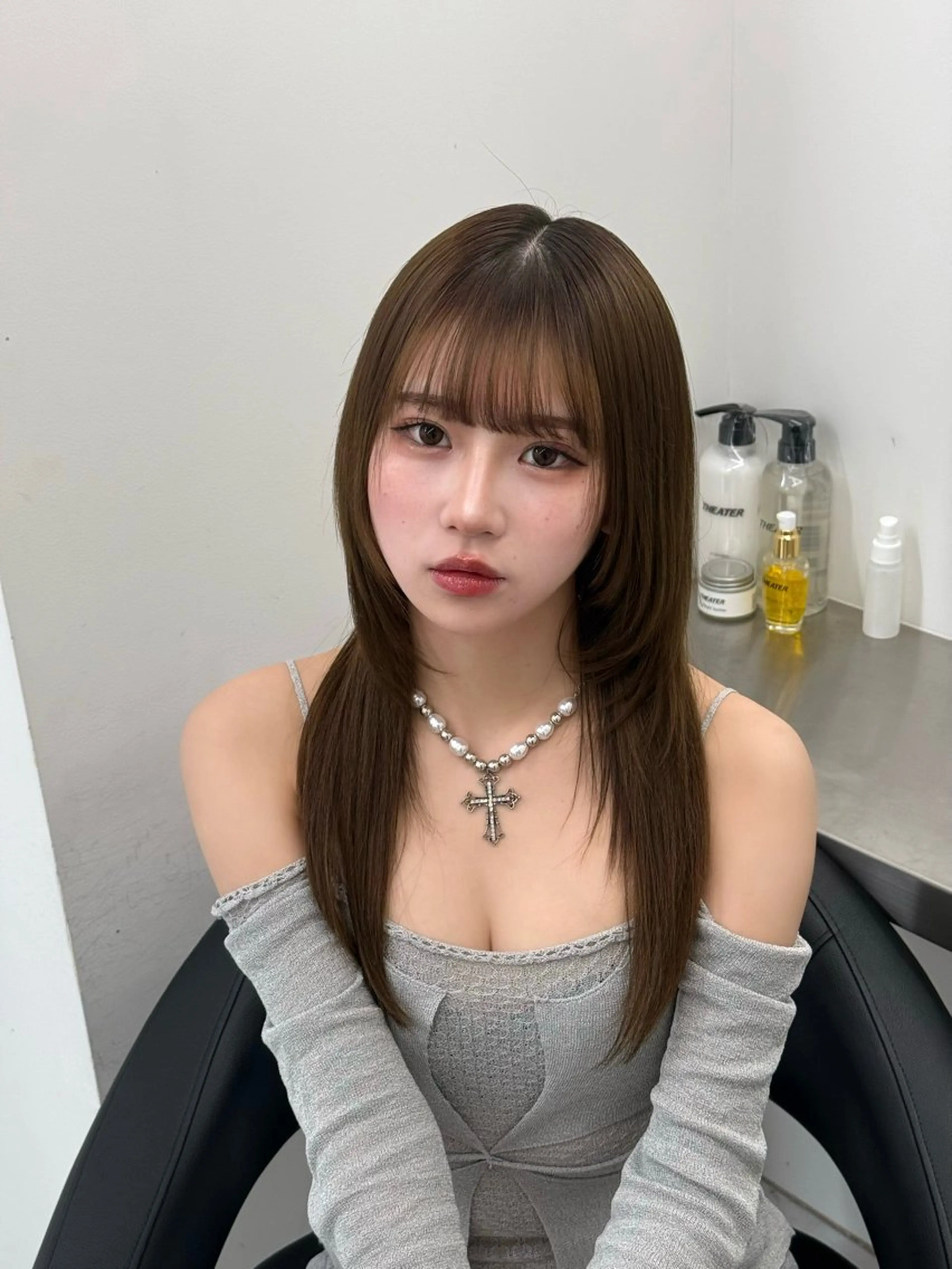 ロング カラー ヘアカラー 中韓レイヤー/ ブラウン🤎はやとのヘアスタイル