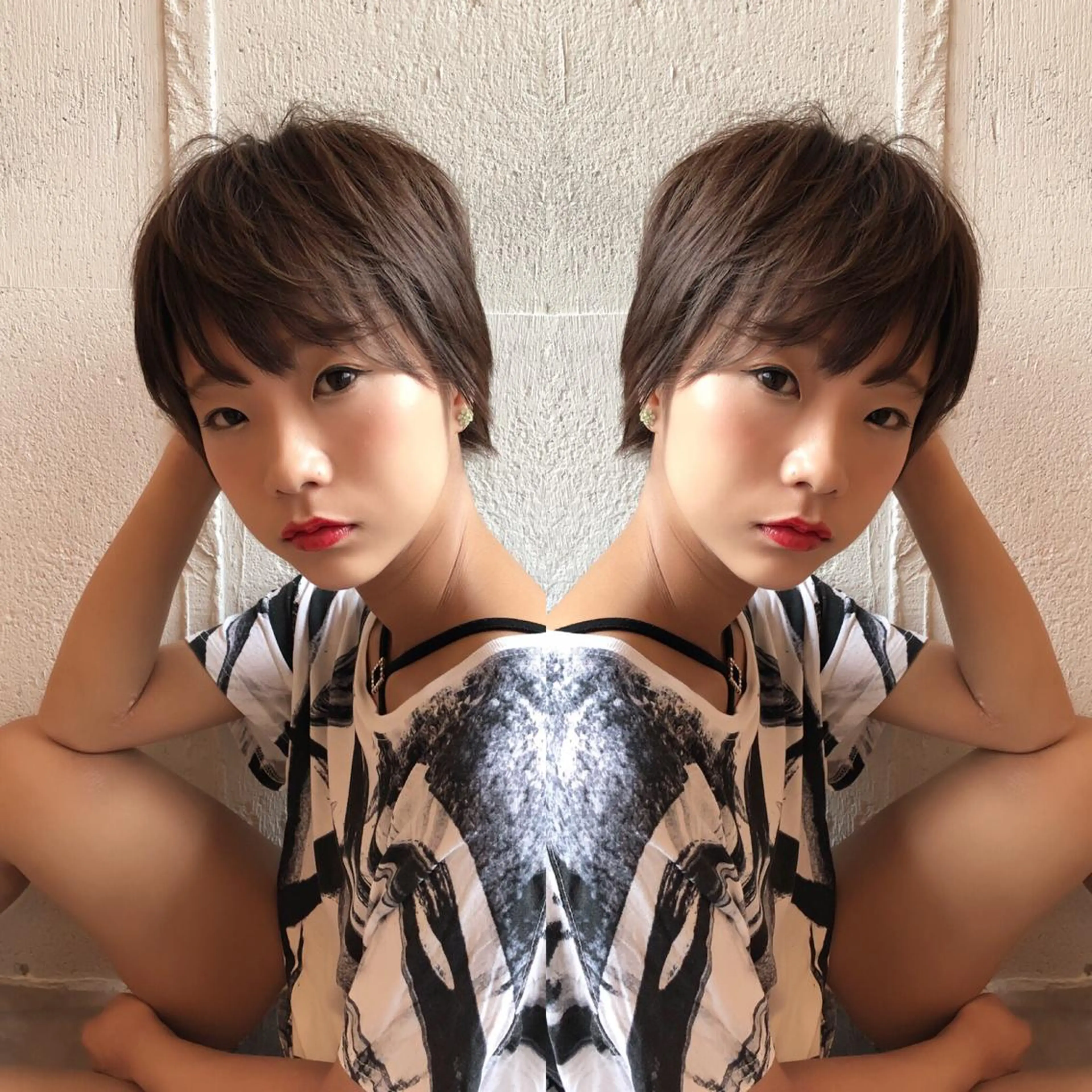 ショート あらき ちさとのヘアスタイル