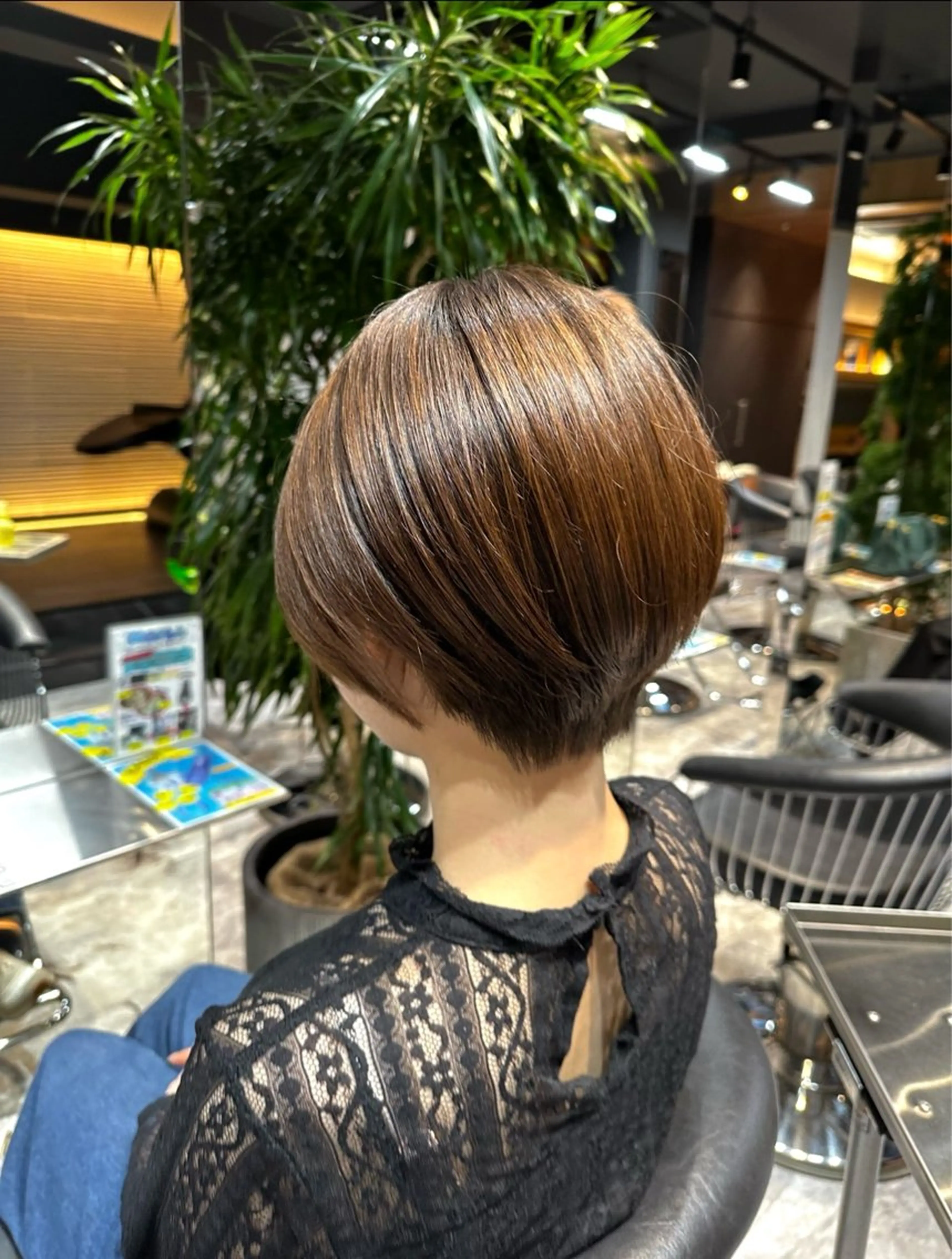 ショート くびれヘア ショートヘア 細貝和/ショートボブ /顔周りレイヤーのヘアスタイル