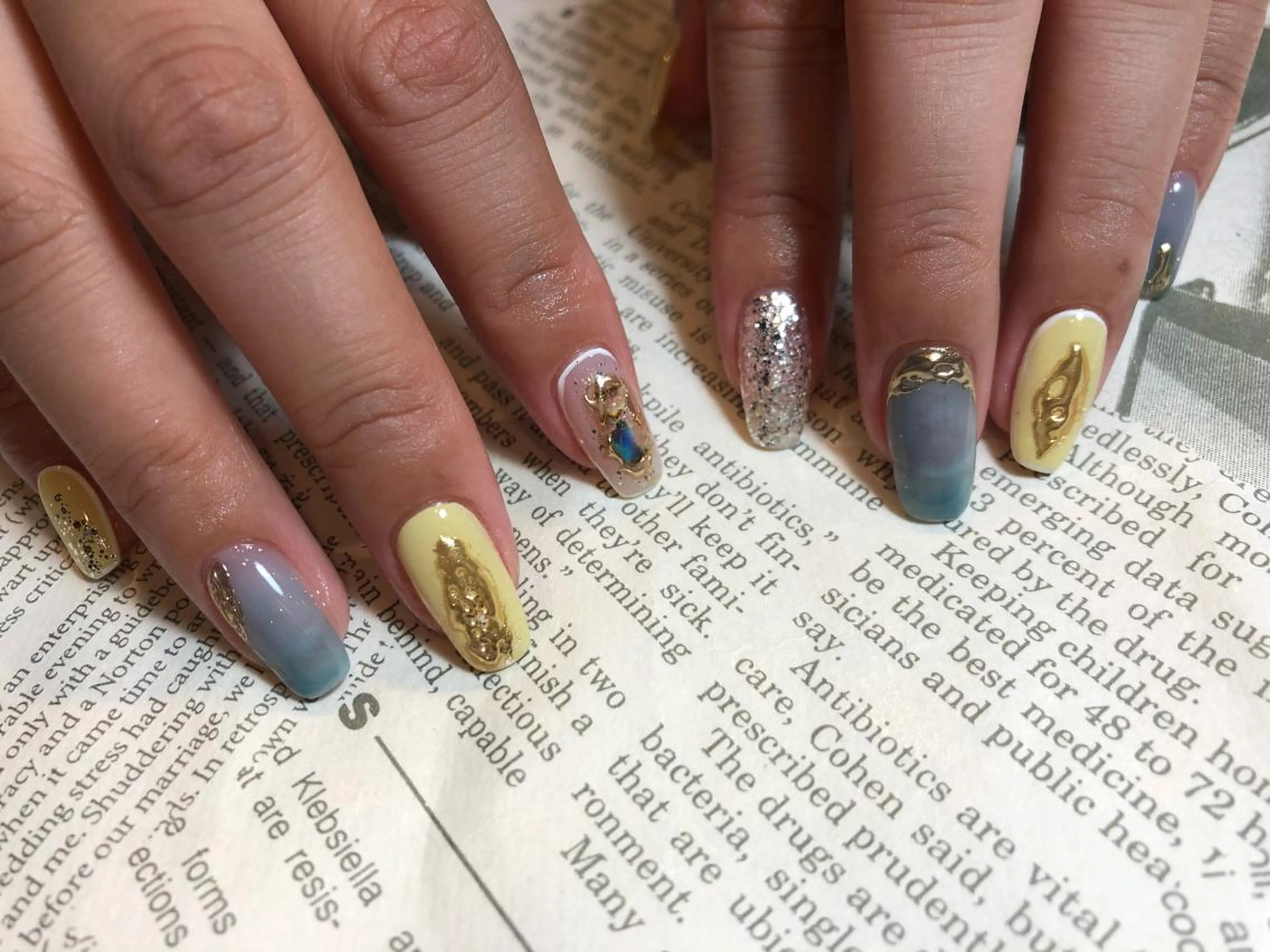 ネイル ハンドネイル パラあり！フィルイン 美フォルムのネイルデザイン