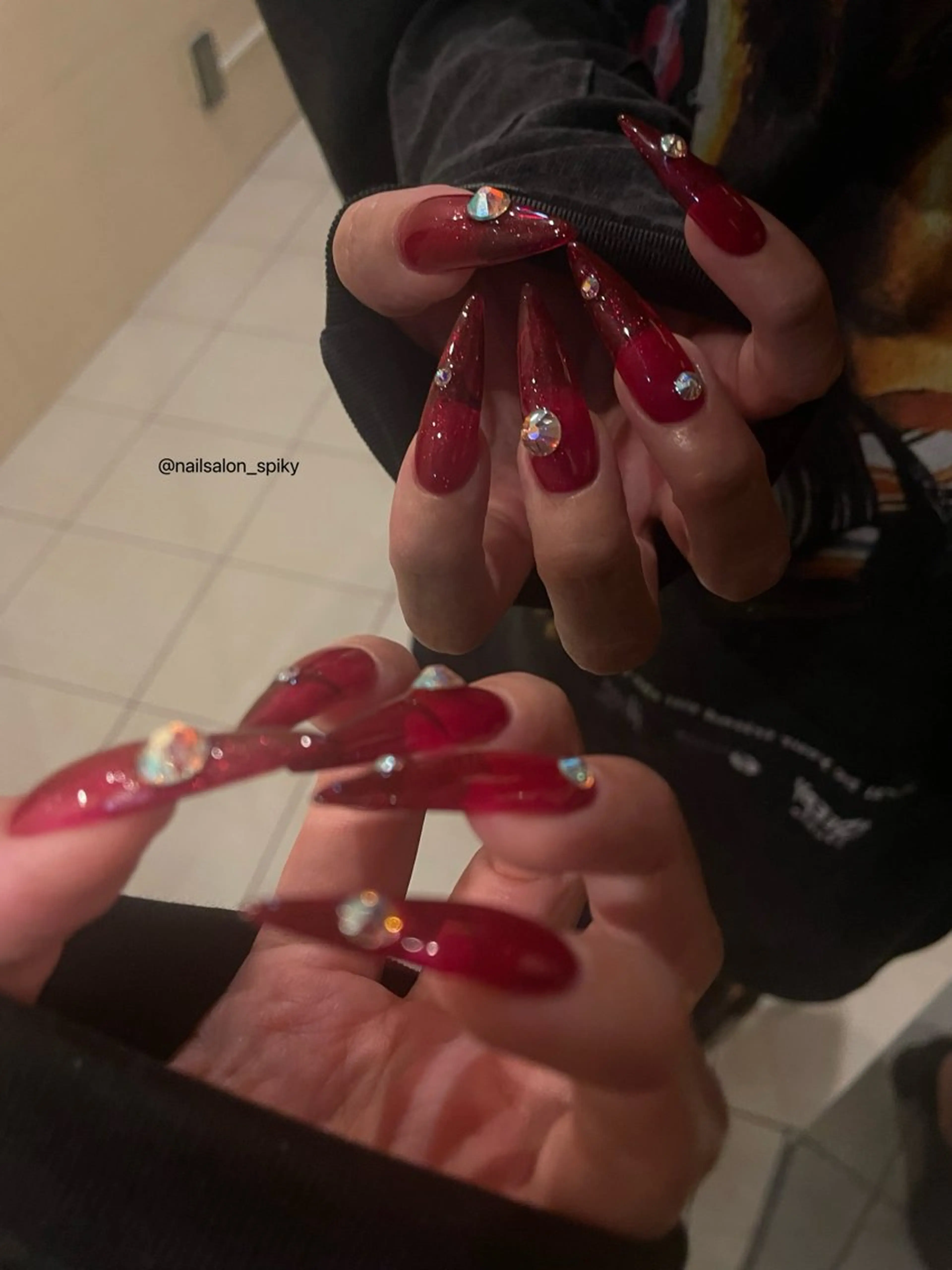 ネイル Spiky とうげ ふうかのネイルデザイン