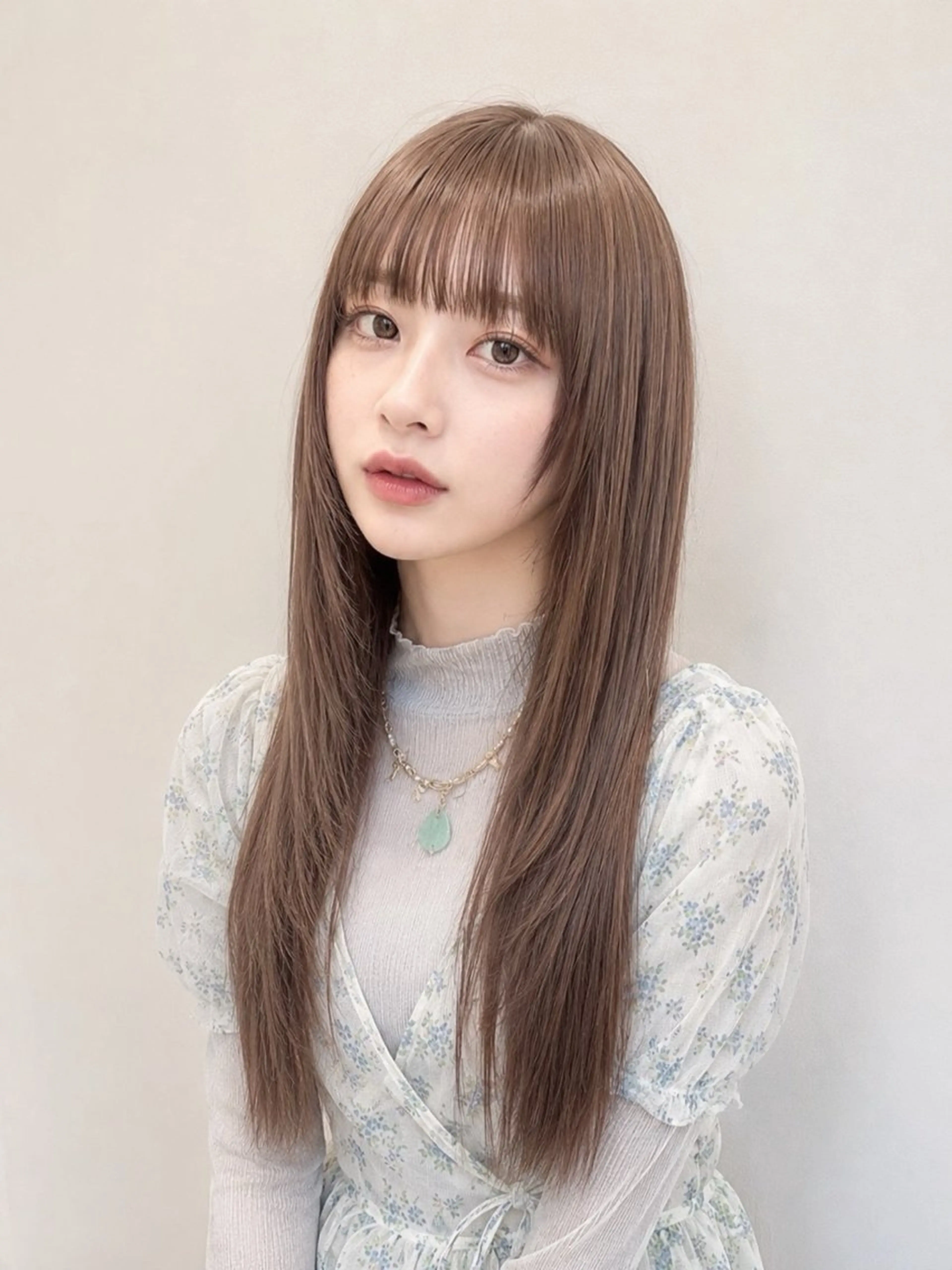 👑最高級ケア👑カット+ブリーチ履歴OK酸性ストレート+X トリートメントの写真