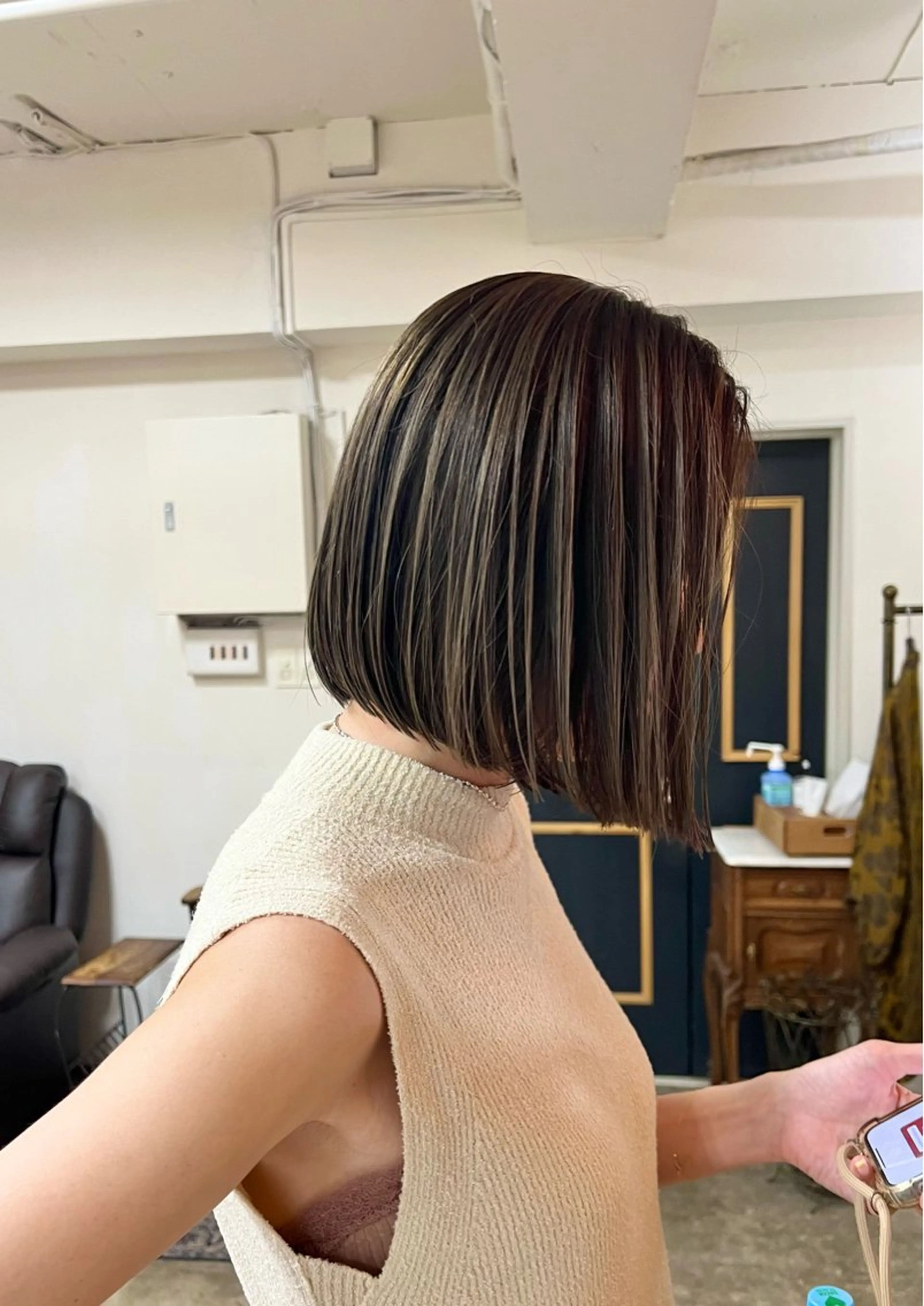 ショート カラー ブリーチ カット ヘアカラー トリートメント takada kohのヘアスタイル