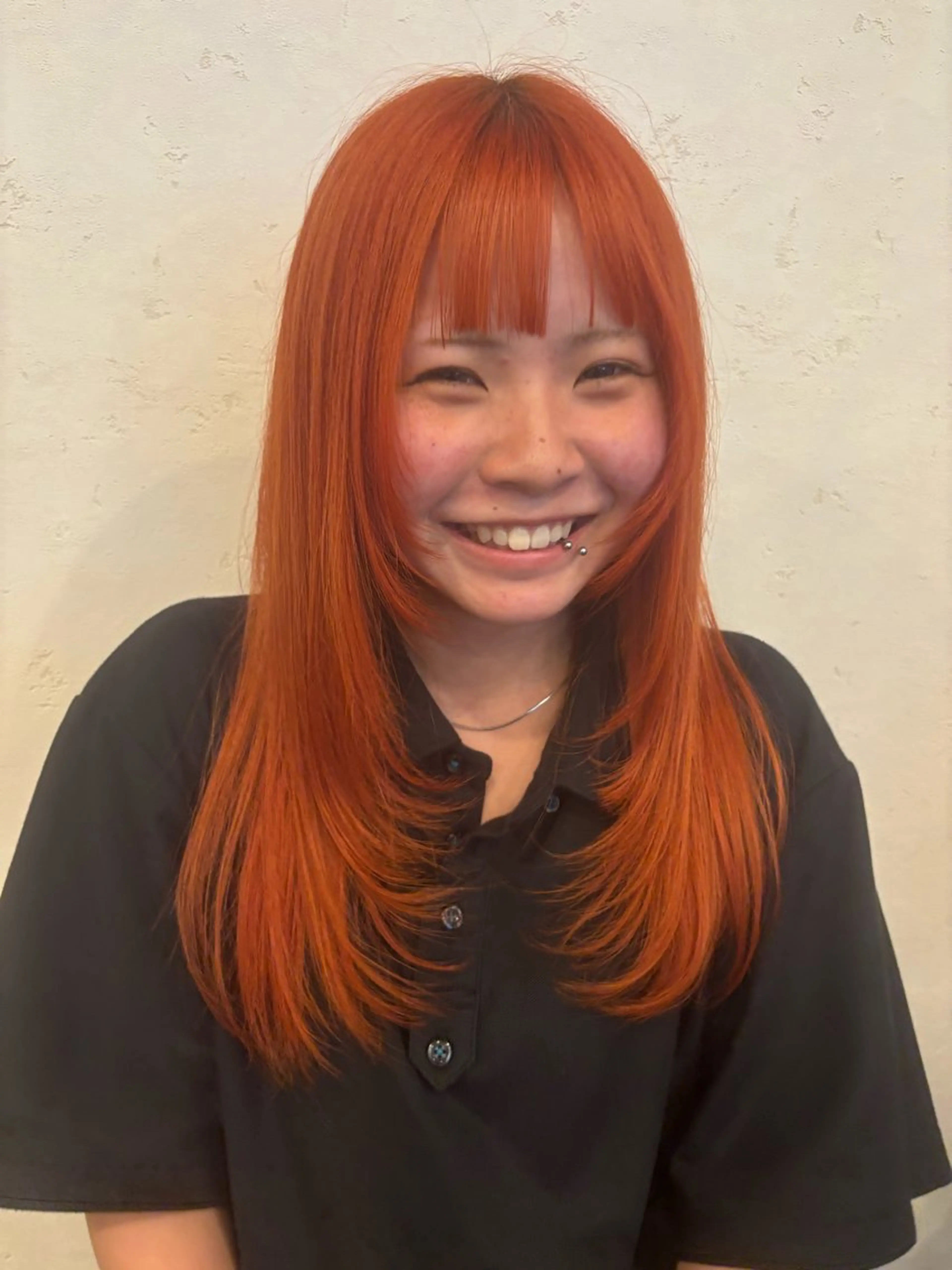 カラー ヘアカラー 梶田 紅芭のヘアスタイル