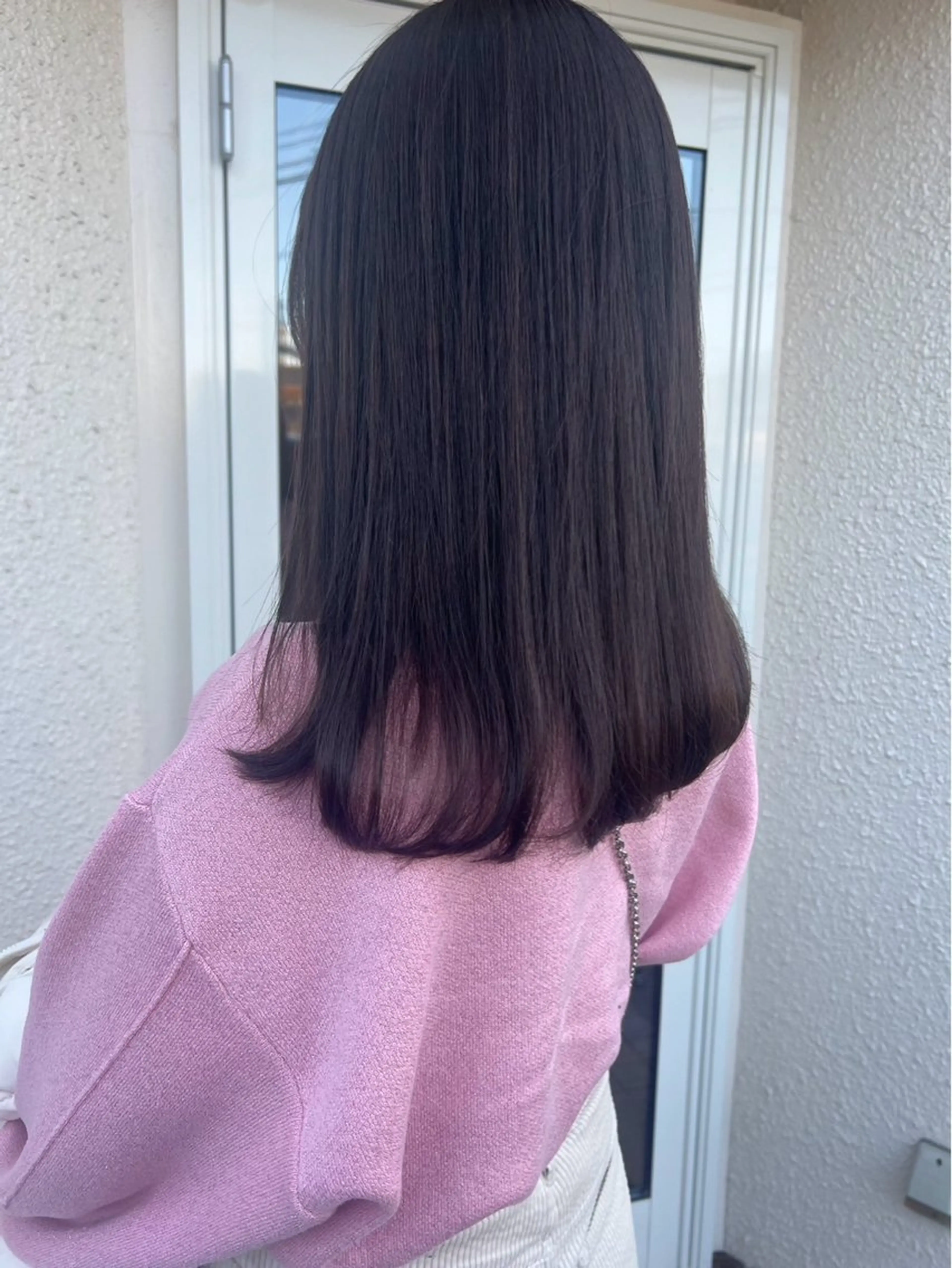 ミディアム 透明感カラー🫧 🍒久留米美容室のヘアスタイル