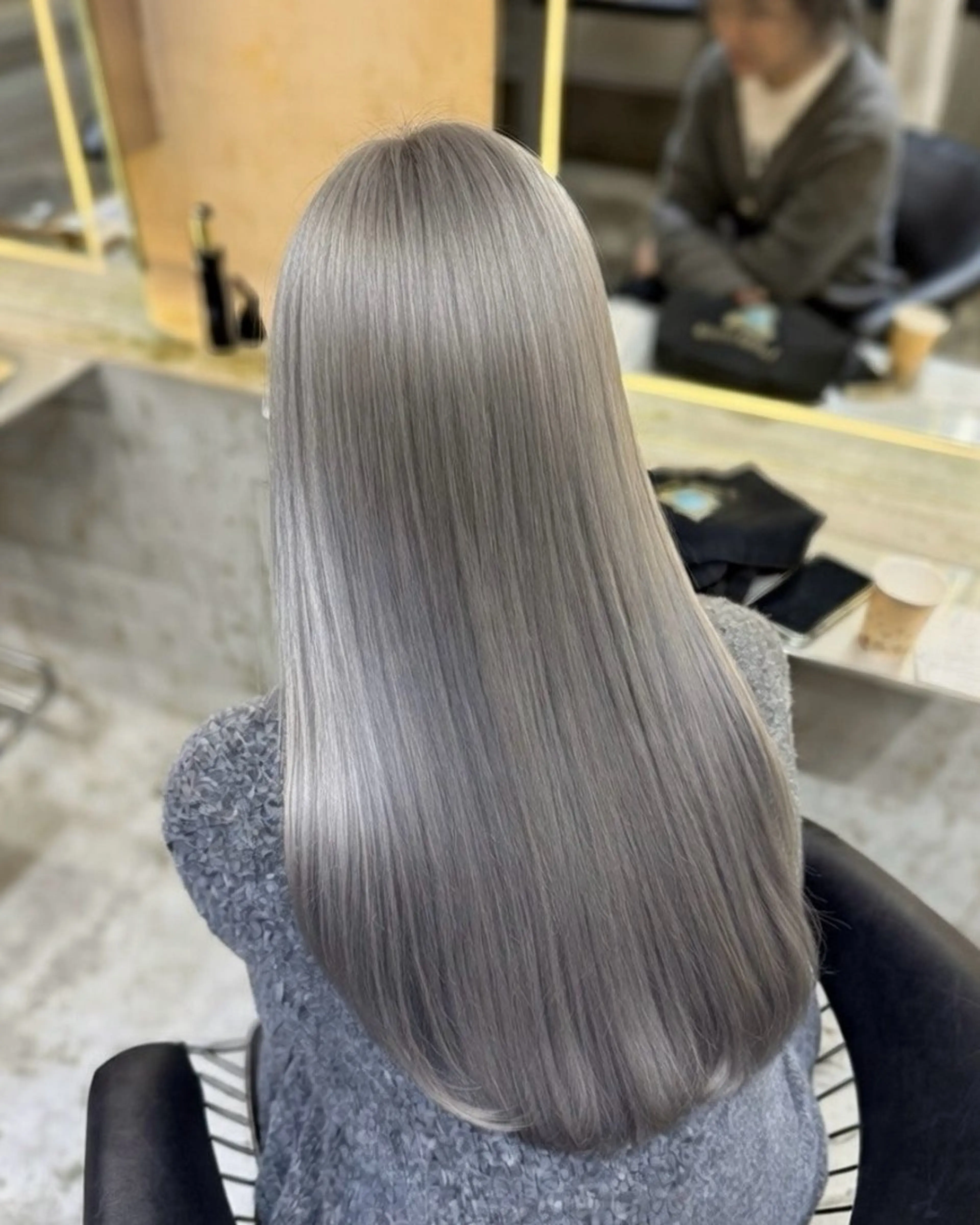 ロング カット ヘアカラー トリートメント ケアブリーチ/ 髪質改善/垣尾颯大のヘアスタイル