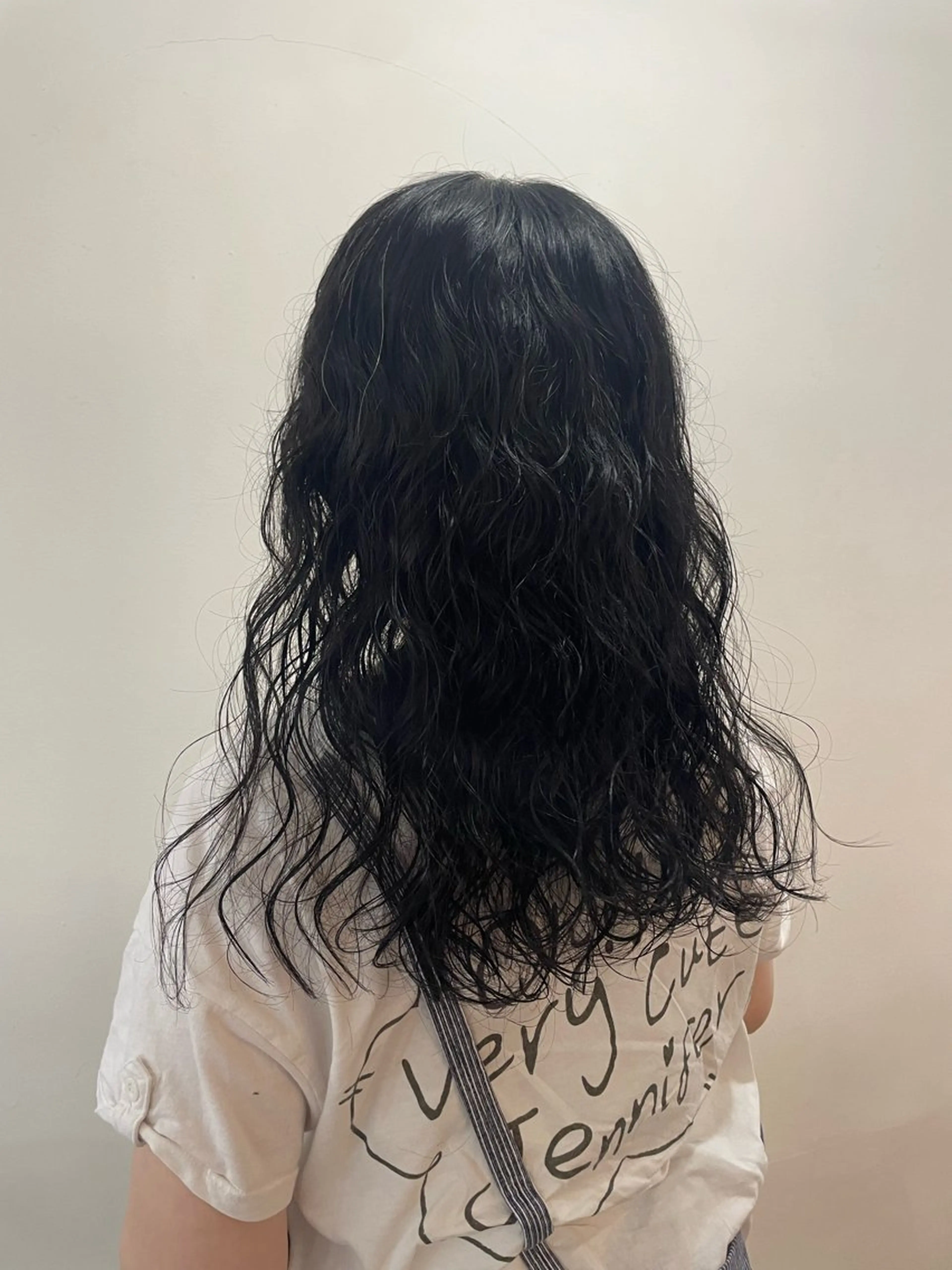 ロング パーマ くせ毛 ロング ストレートパーマ mopa_kaede 暖色カラー/ロングのヘアスタイル