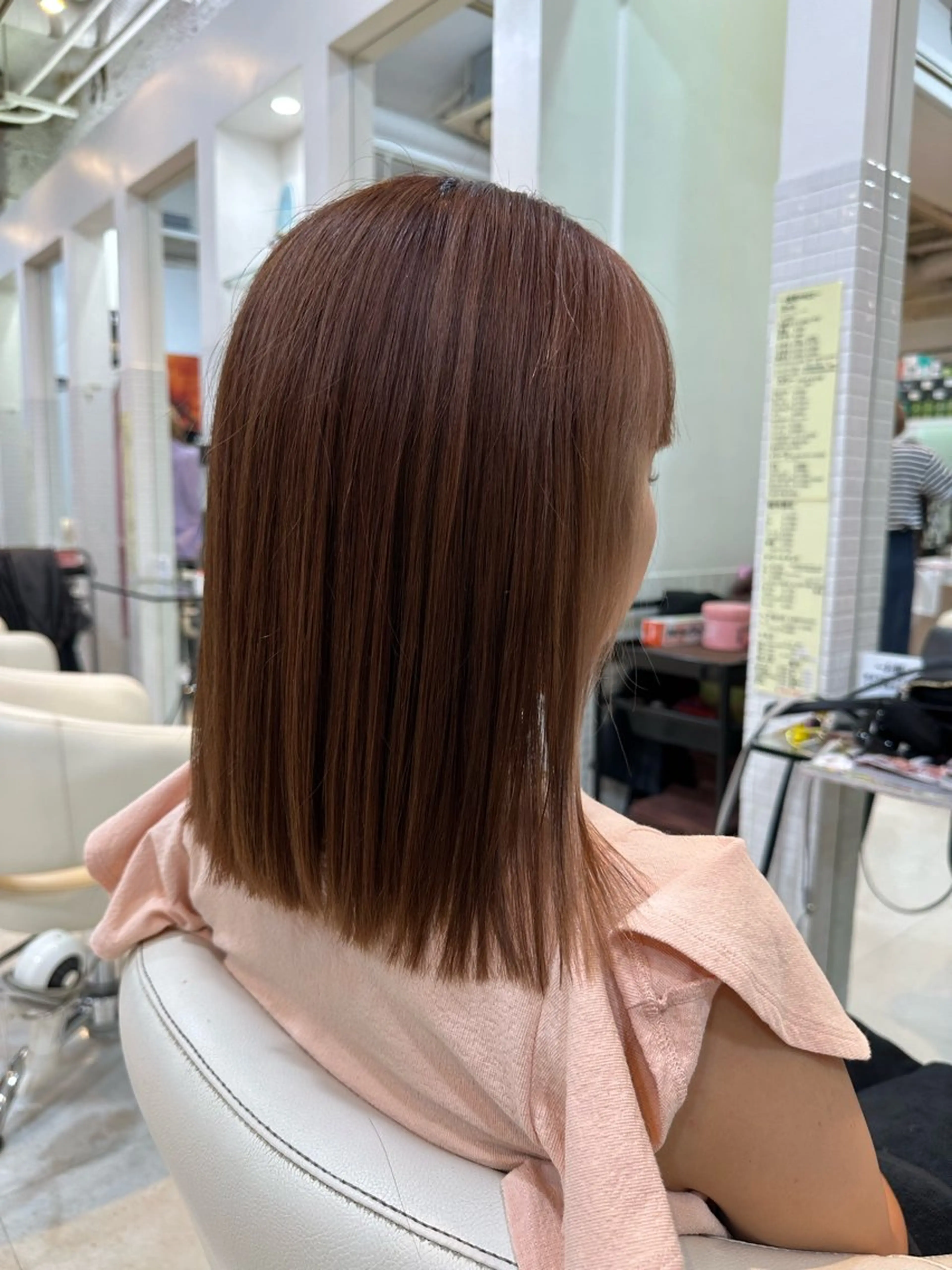 ミディアム 奥田 七都海のヘアスタイル