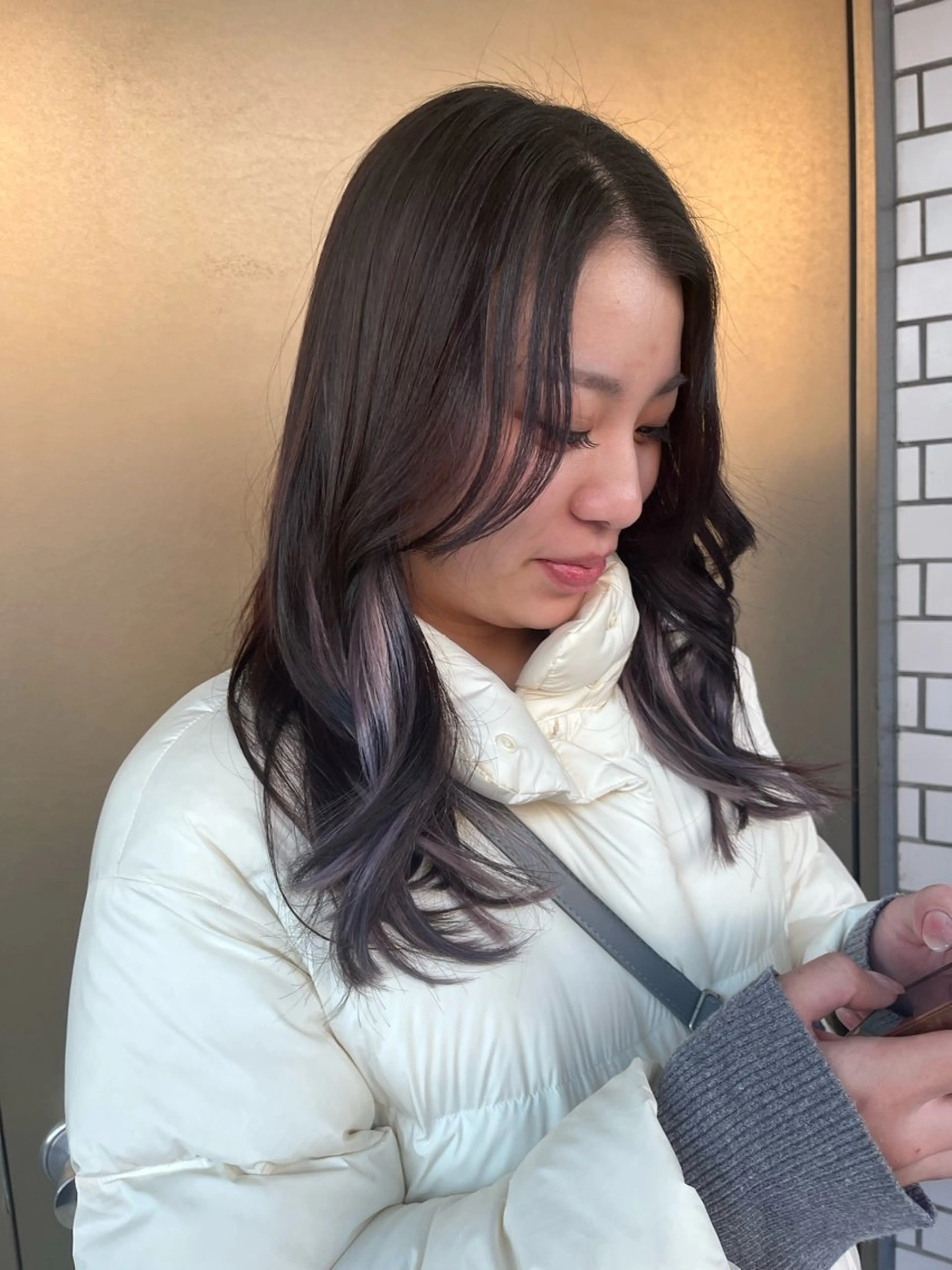 ロング カラー ヘアアレンジ 小島 凜のヘアスタイル