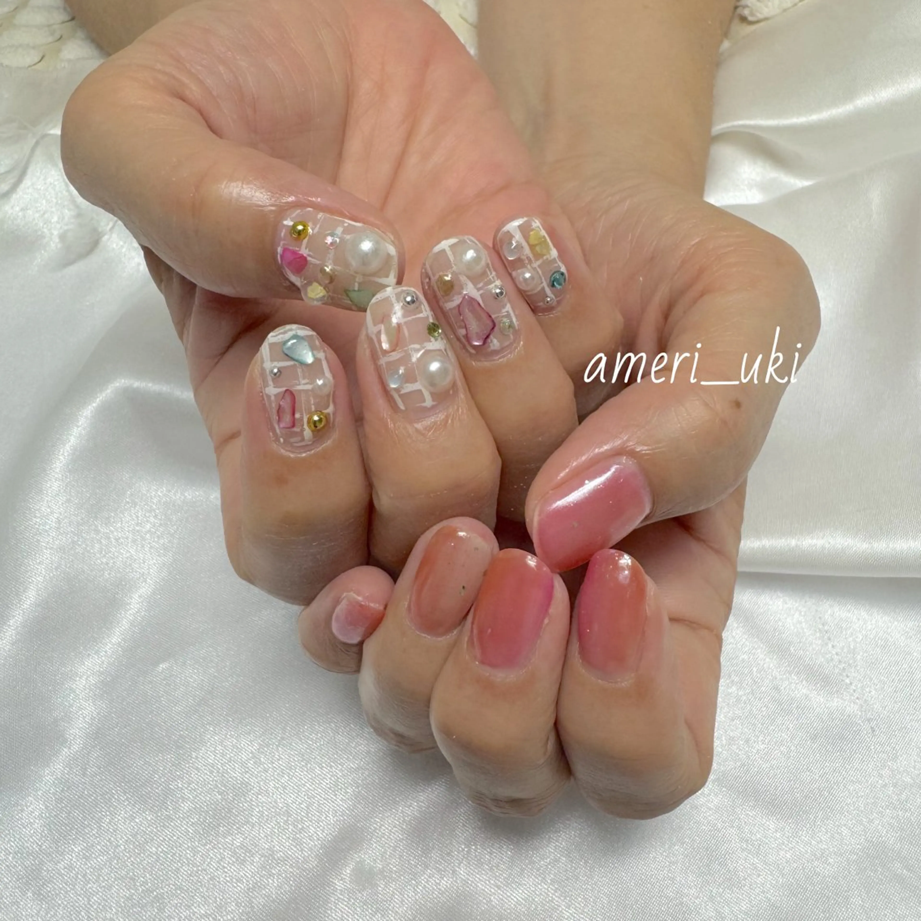 ネイル ハンドネイル Ameri nail /UKIのネイルデザイン