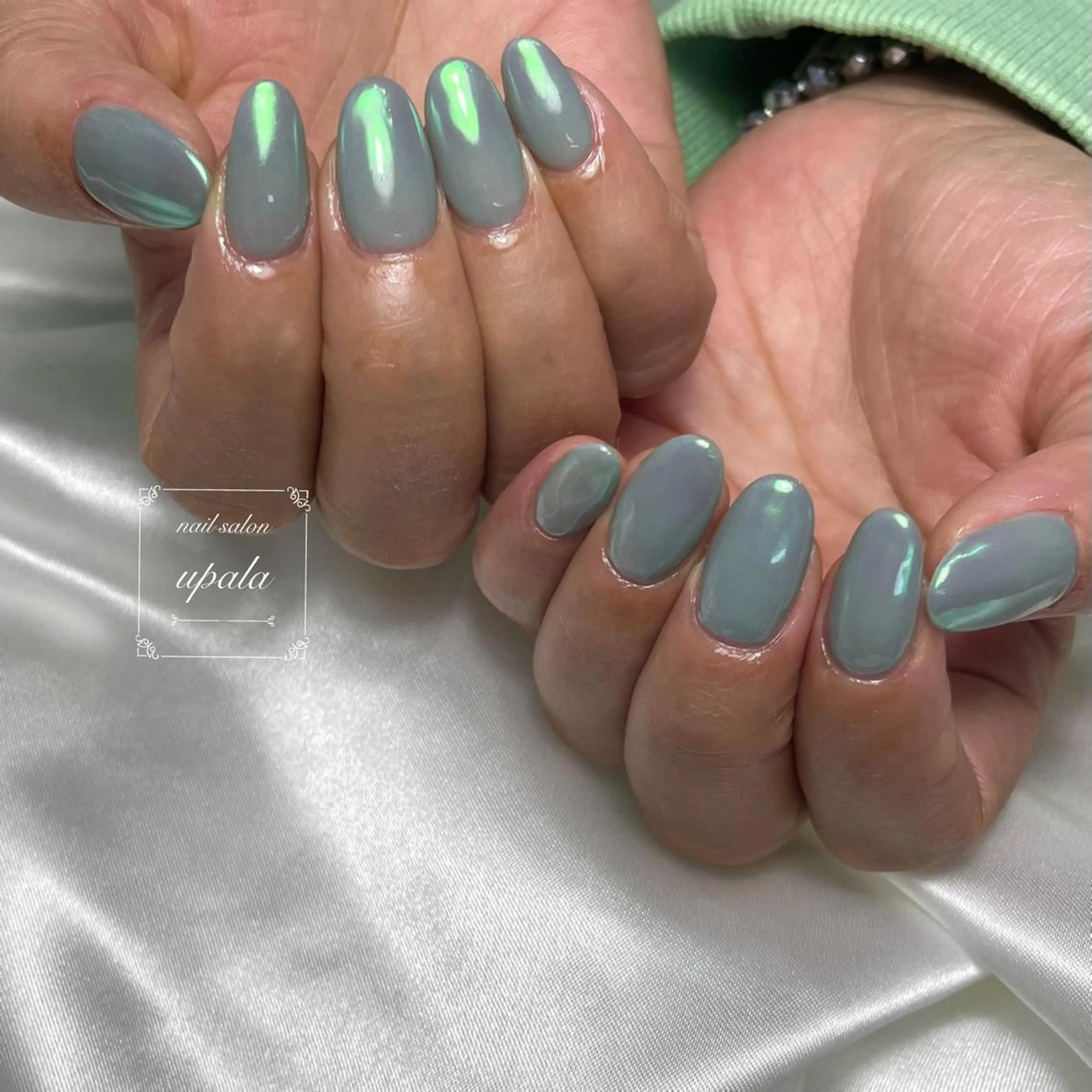 ネイル オーロラネイル ニュアンスネイル 春ネイル upala Mayukoのネイルデザイン