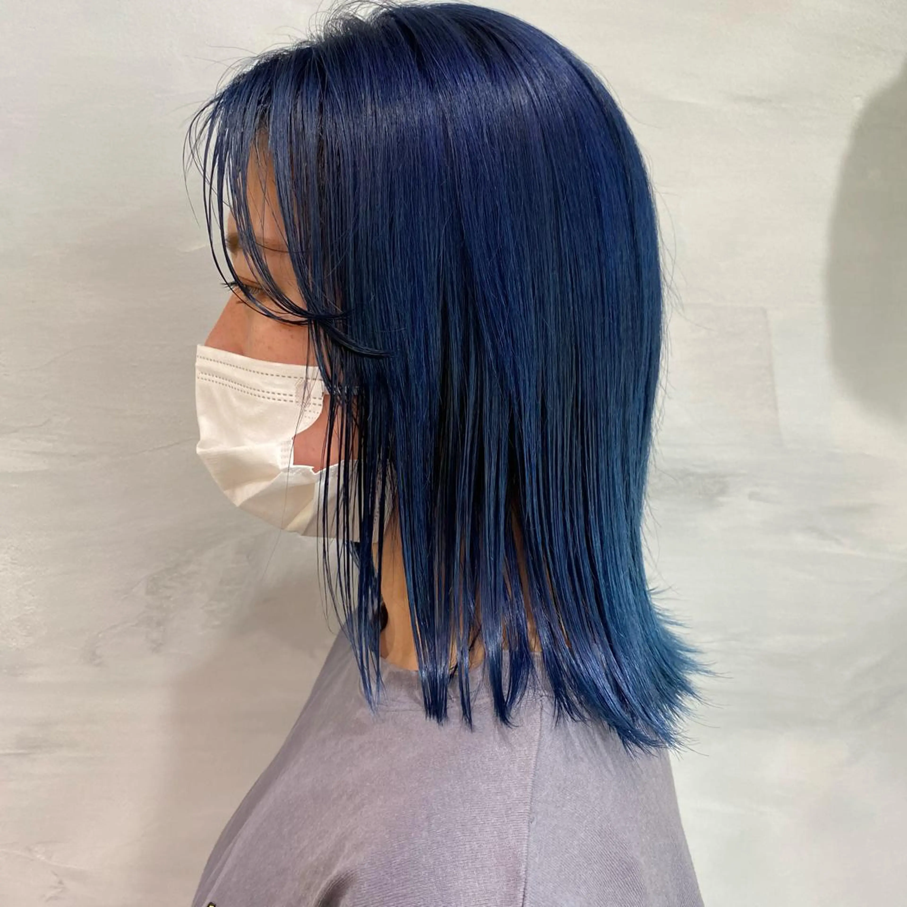 ミディアム 大久保 優香のヘアスタイル