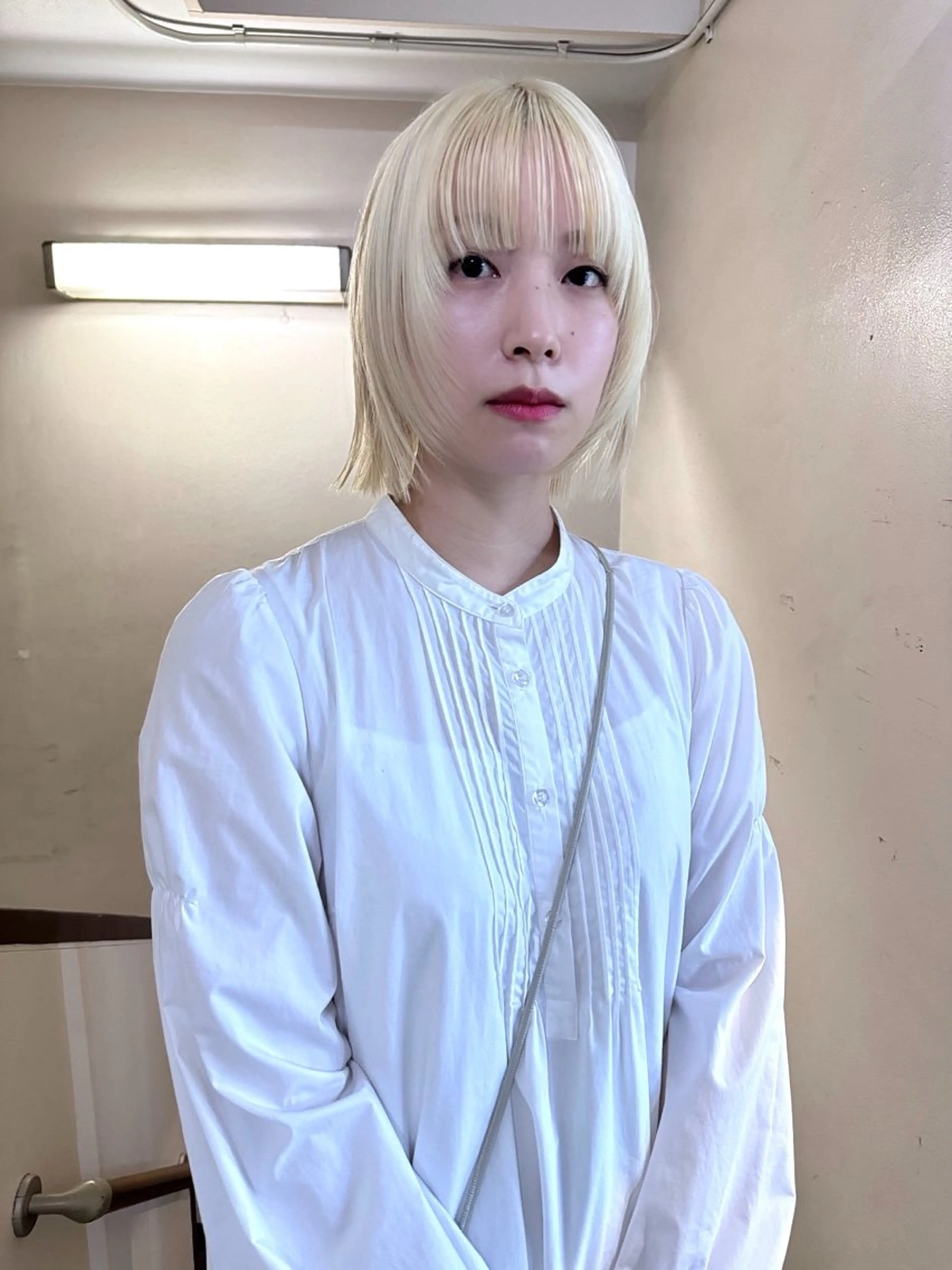 ショート カラー ヘアアレンジ 丸山渉/表参道 レイヤーボブのヘアスタイル