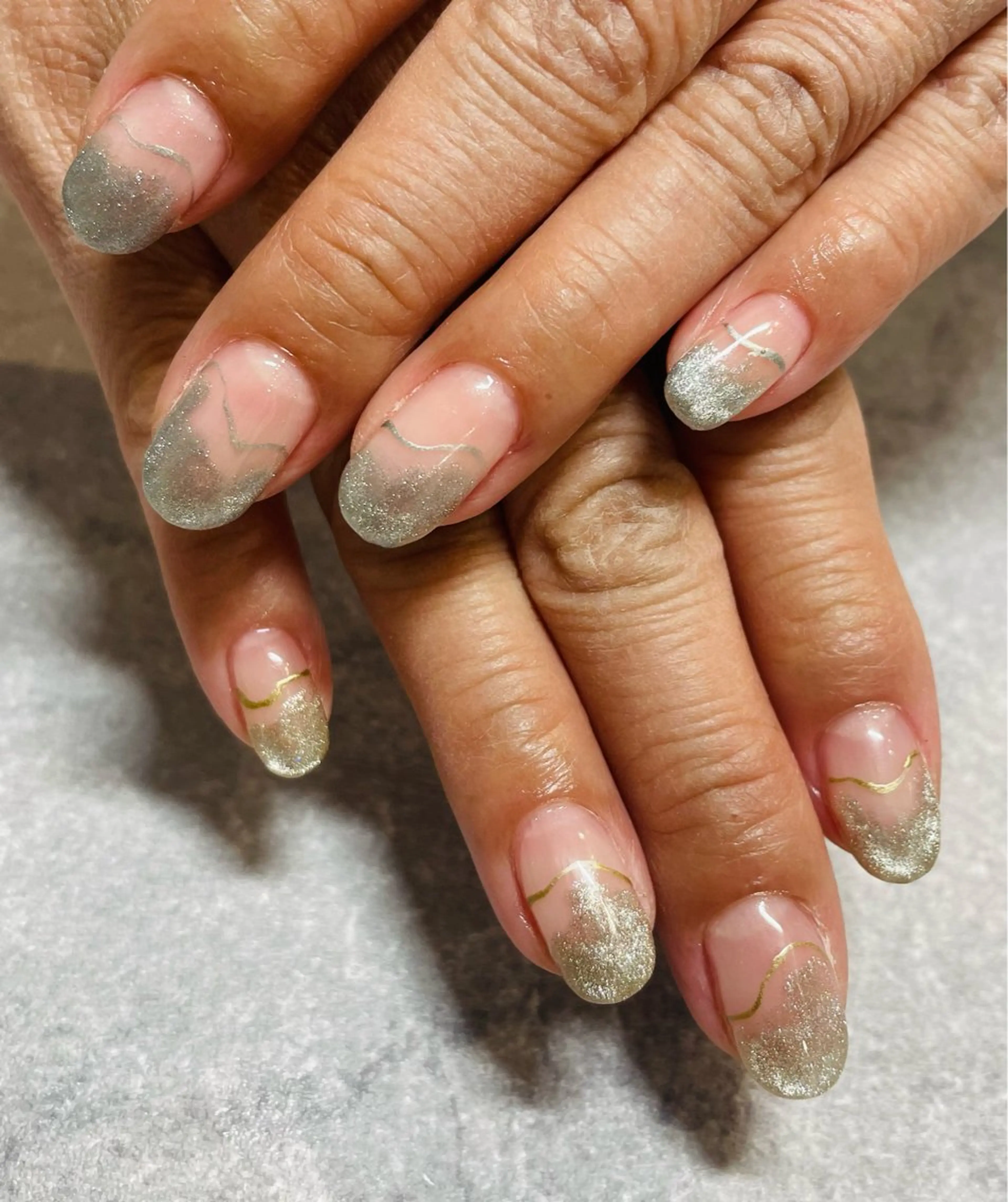 ネイル ニュアンスネイル Mari yのネイルデザイン