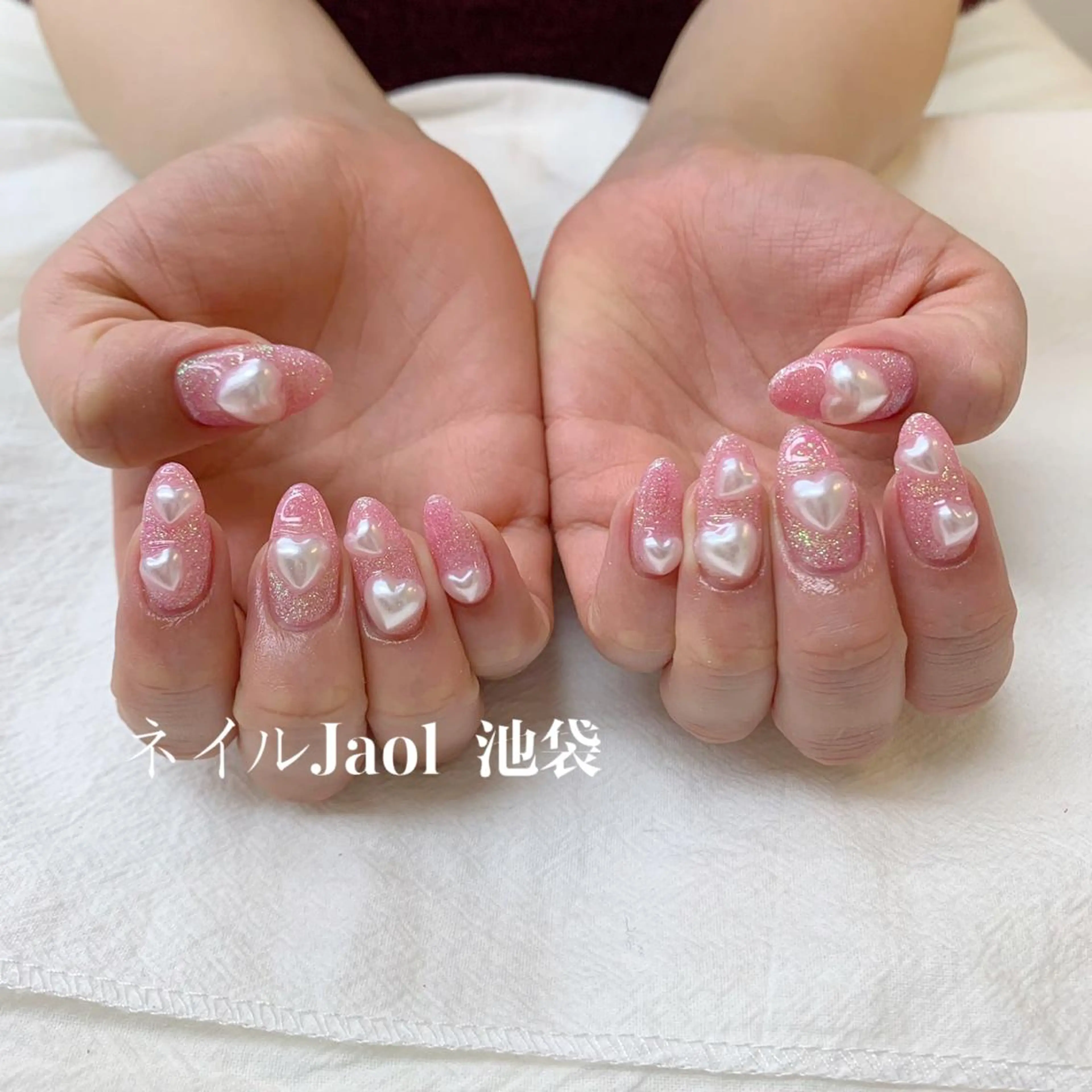 セミロング ハンドネイル ネイルJaol 池袋のネイルデザイン