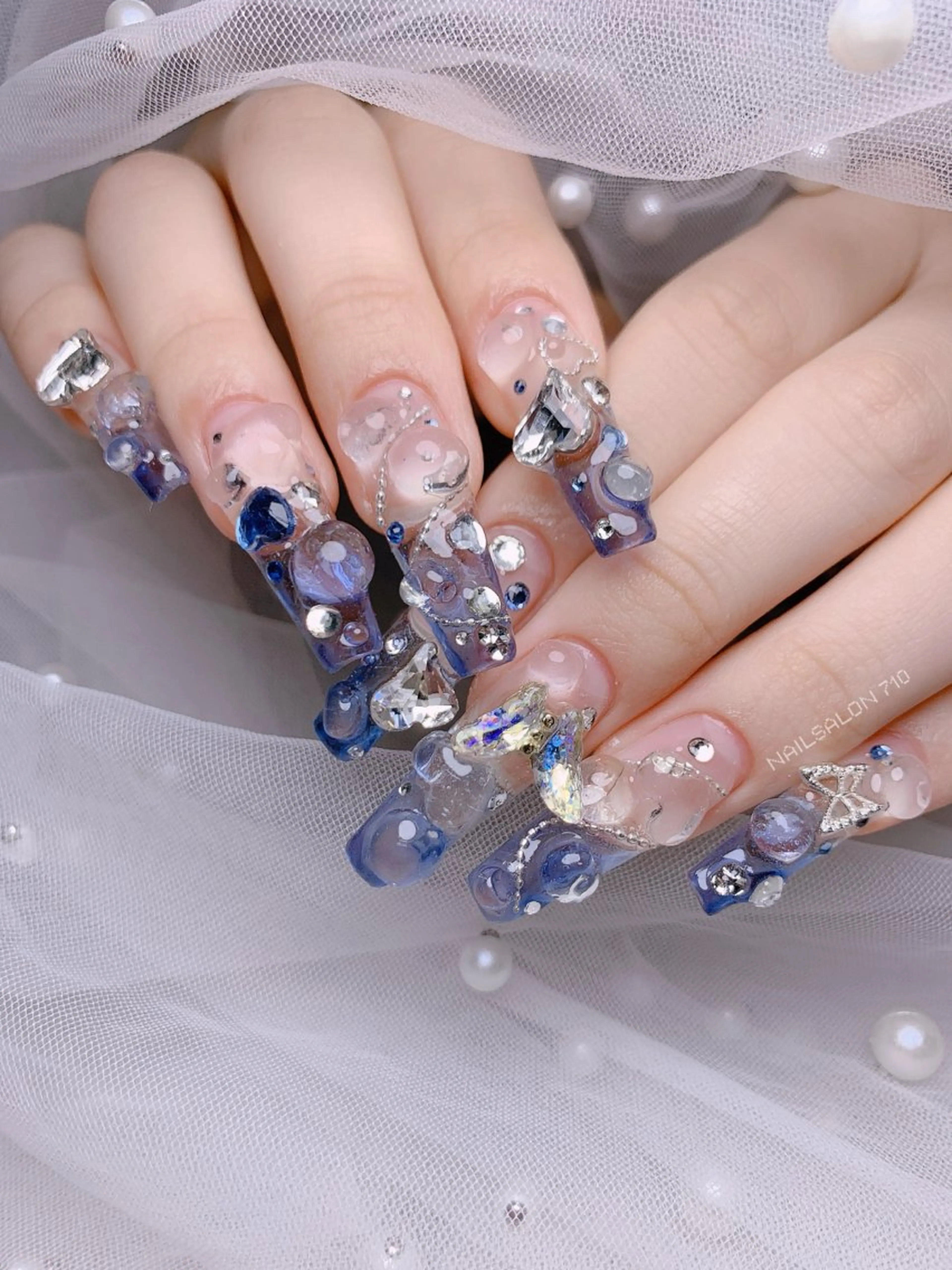 ネイル ロングネイル ナナイチゼロ I.Naoのネイルデザイン