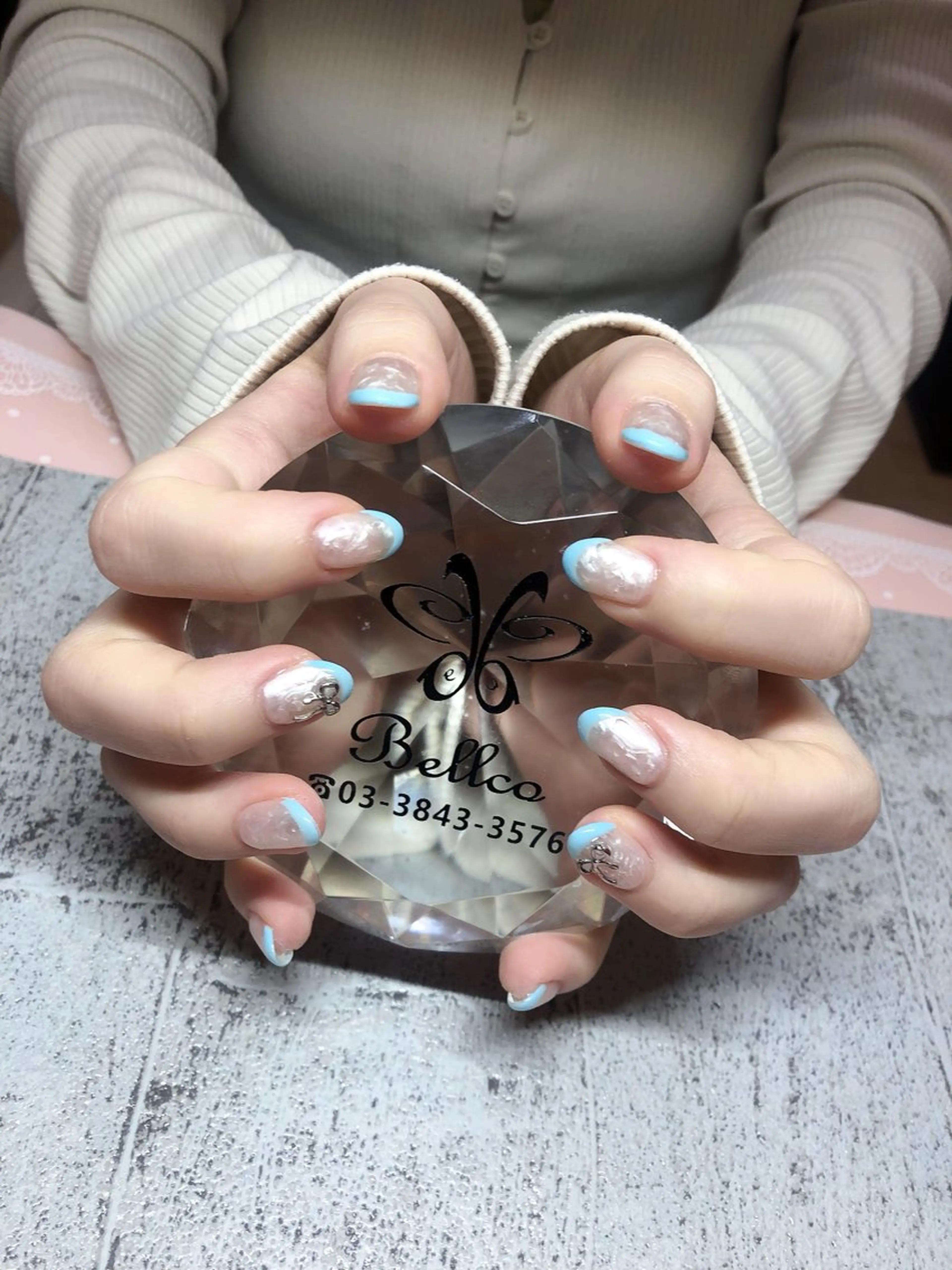 ネイル フレンチネイル ベラッコ所属・ネイルサロン ベラッコのネイルデザイン