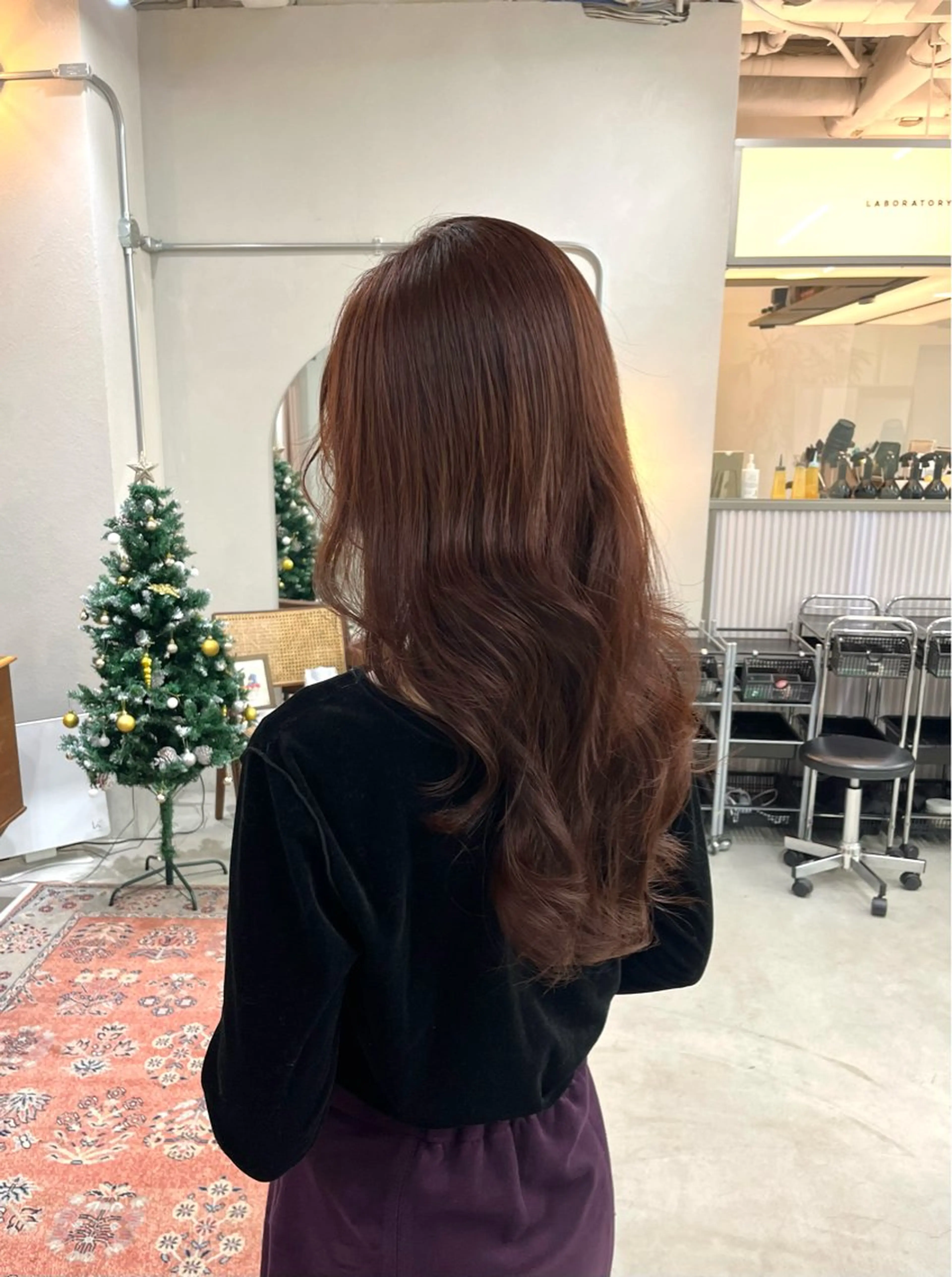【75%off】色味可愛い暖色カラー❤︎➕カット💇‍♀️（追加料金でトリートメント🉑）の写真