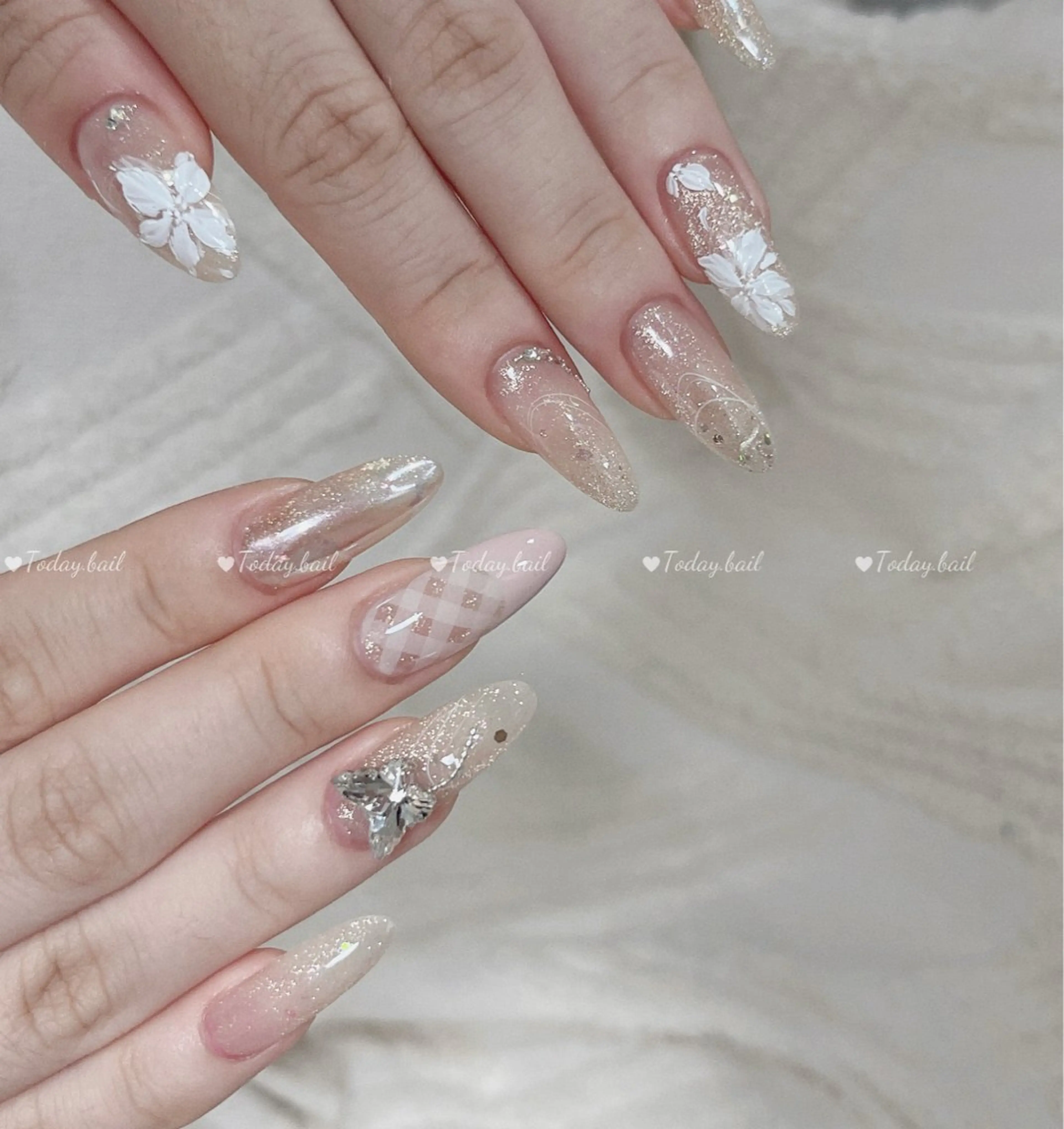 ネイル ハンドネイル 🎀Today nail💅のネイルデザイン