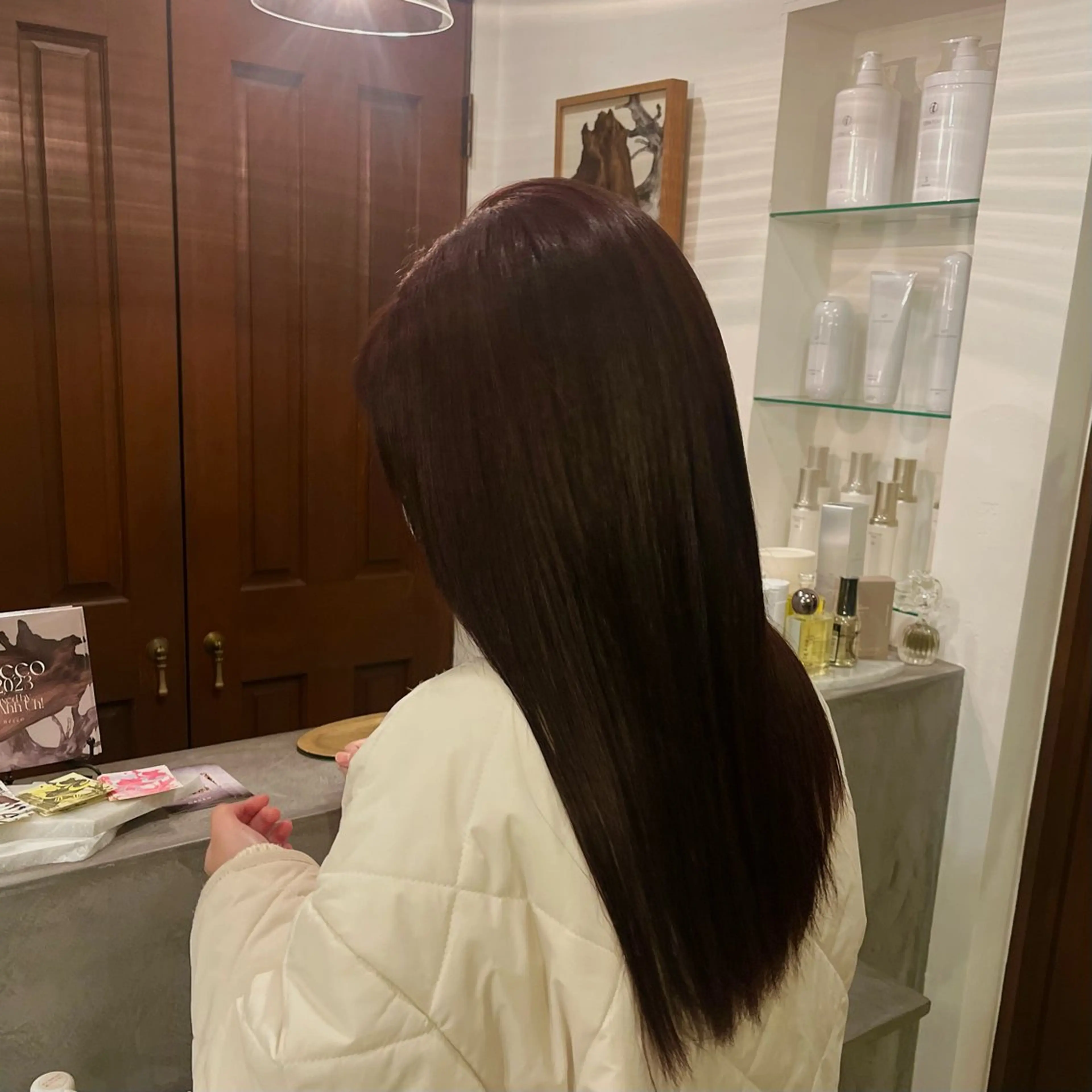 ロング 高原 優のヘアスタイル