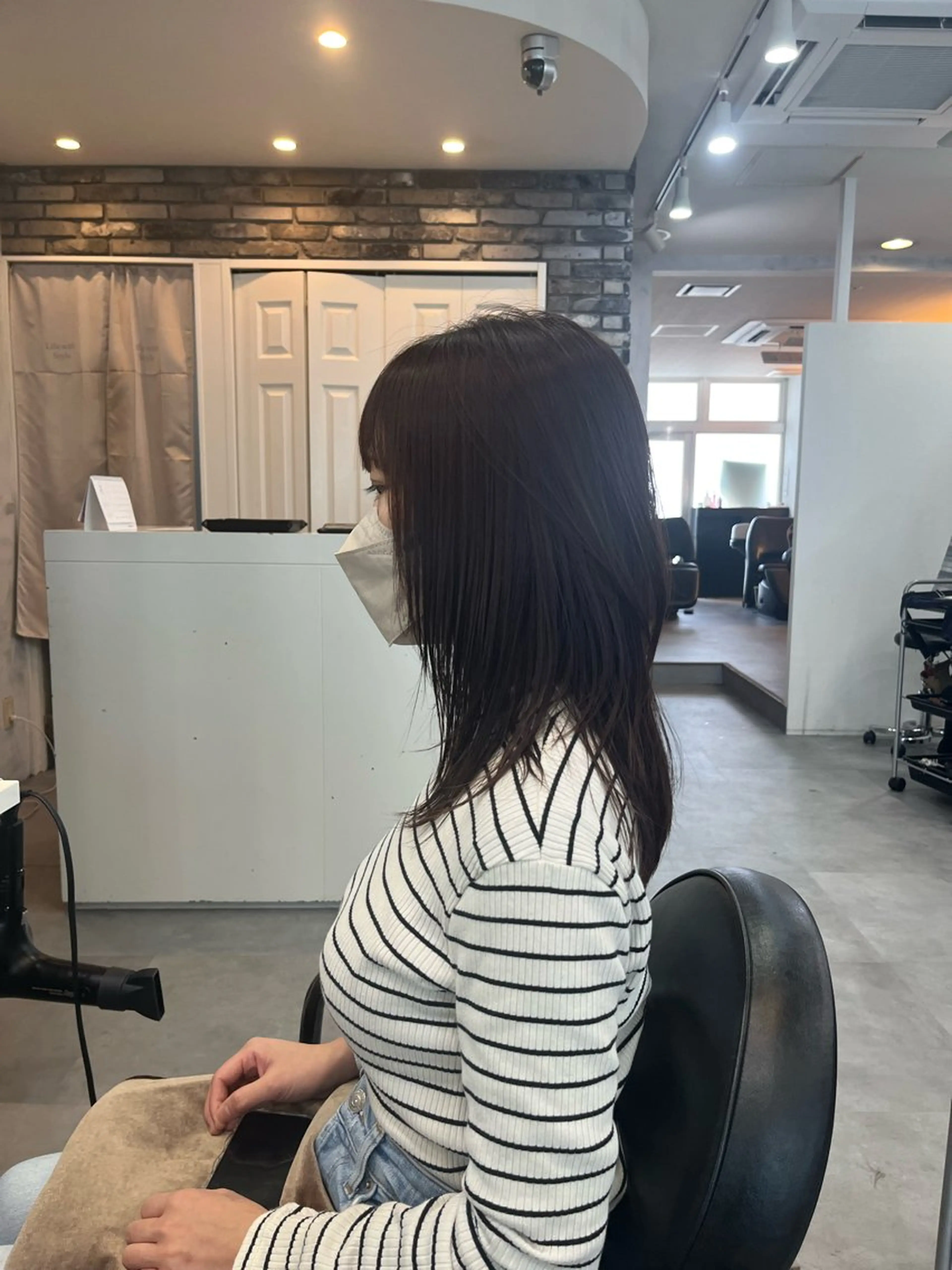 ミディアム カラー 平尾/高宮/艶カラー /ハイライト/綜一郎のヘアスタイル