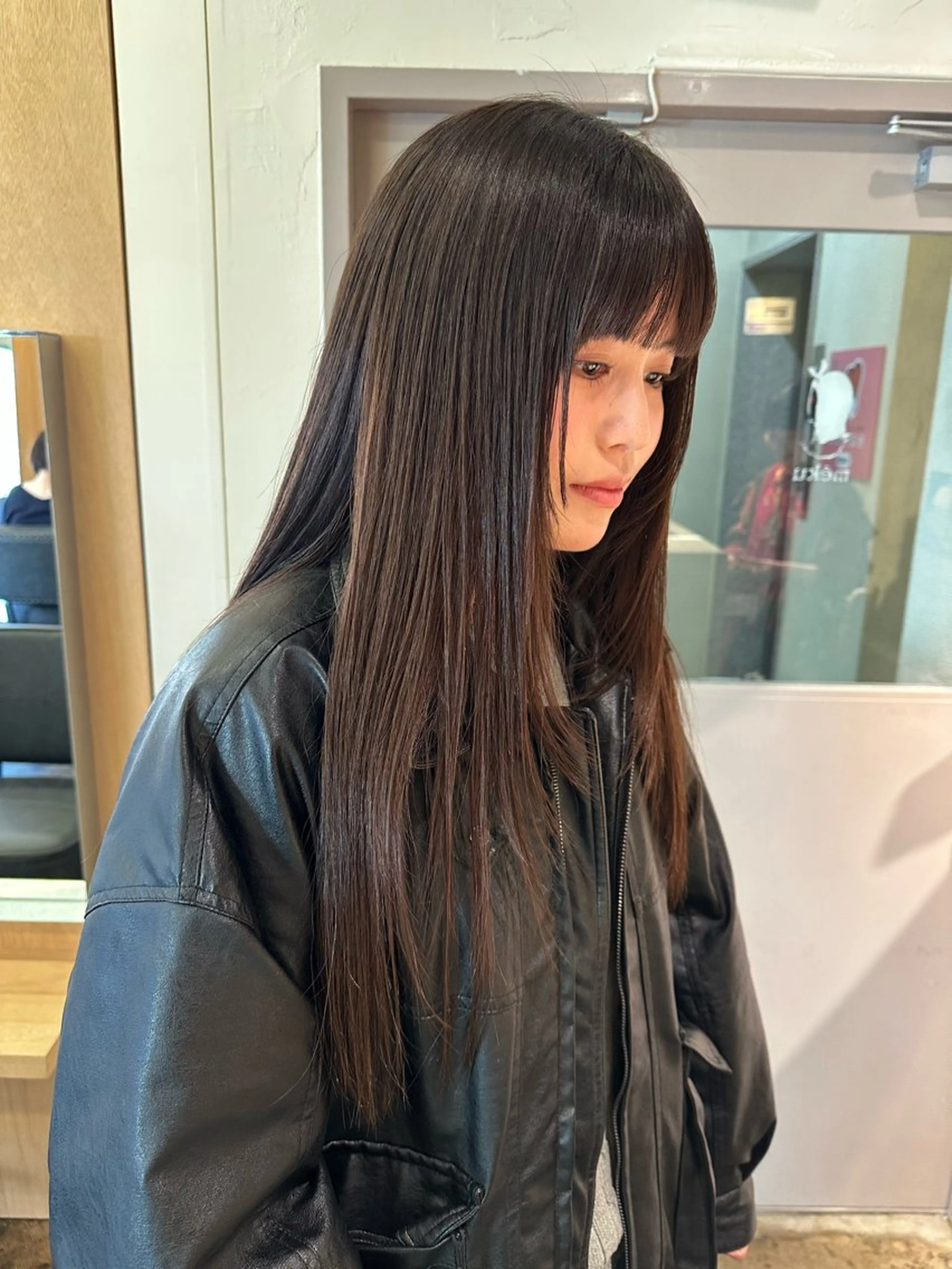 ロング カラー レイヤーカット カット ヘアカラー トリートメント yupi🐈‍⬛ レイヤー/パーマのヘアスタイル