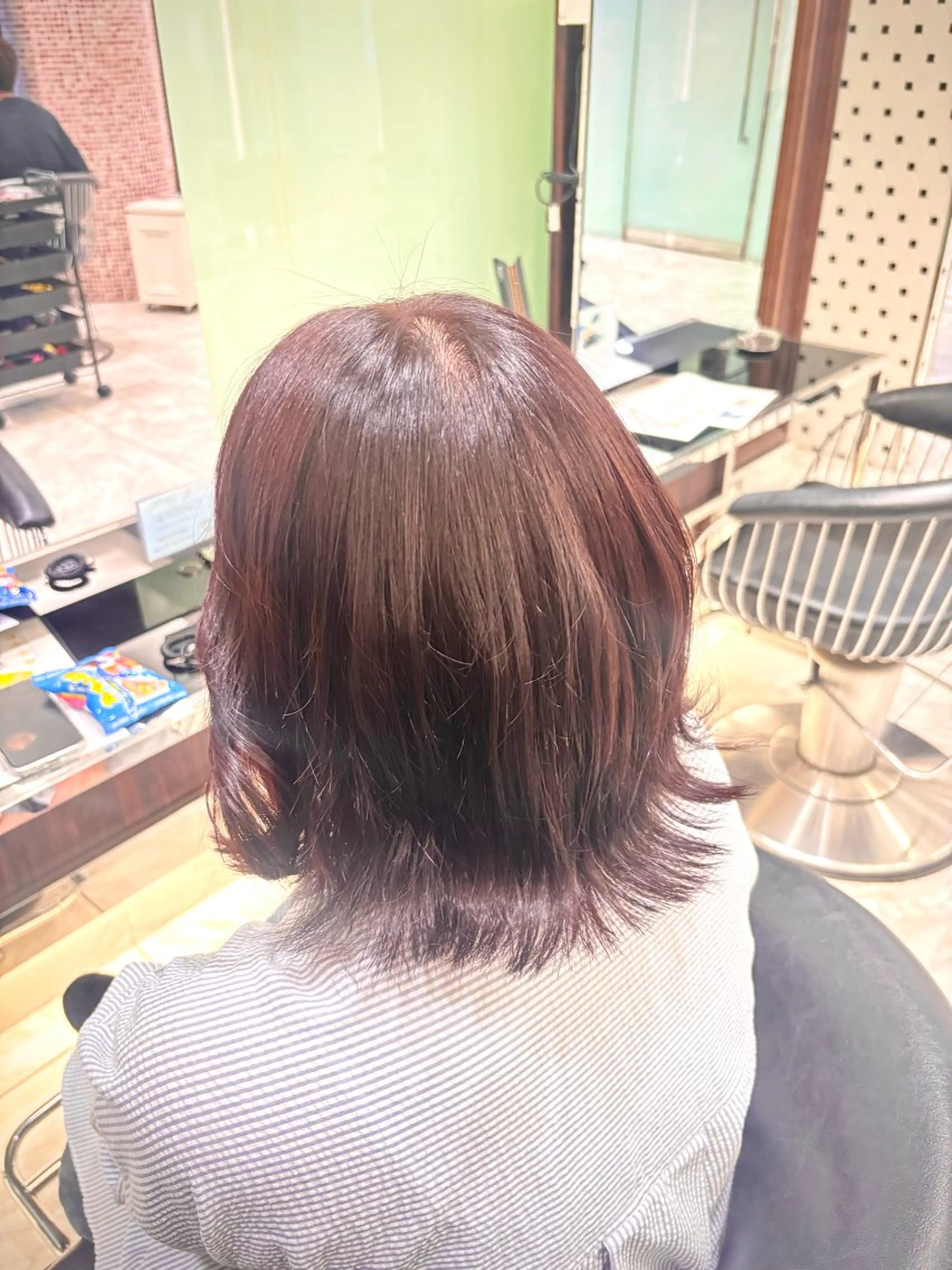 カラー ブラウンカラー ピンクカラー 銀座🌿ヘア アレンジ🌿さやかのヘアスタイル