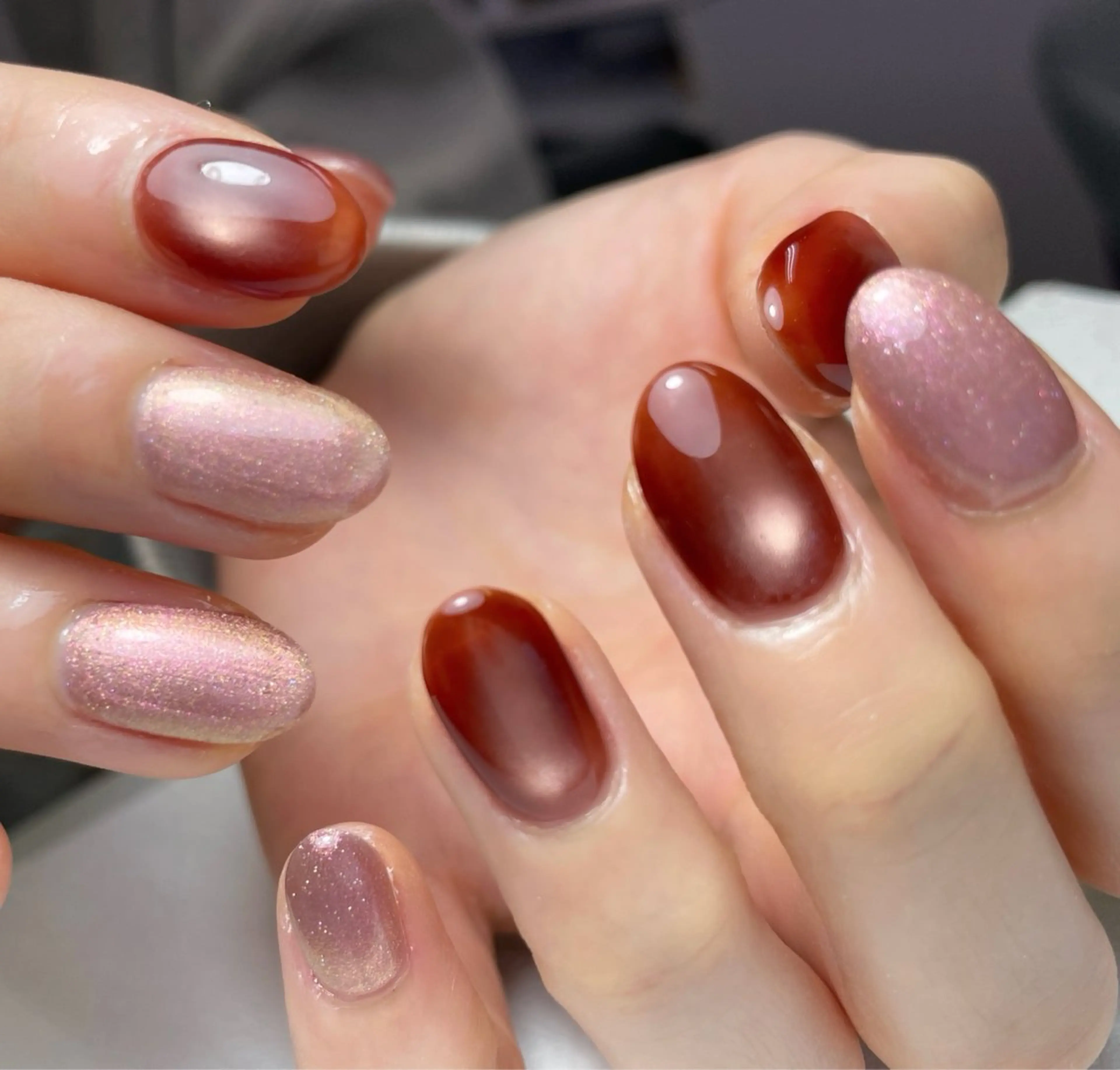 ネイル チークネイル 長さ出し フレンチネイル ジェルネイル ガーリー 中野駅から2分 MEO NAILのネイルデザイン