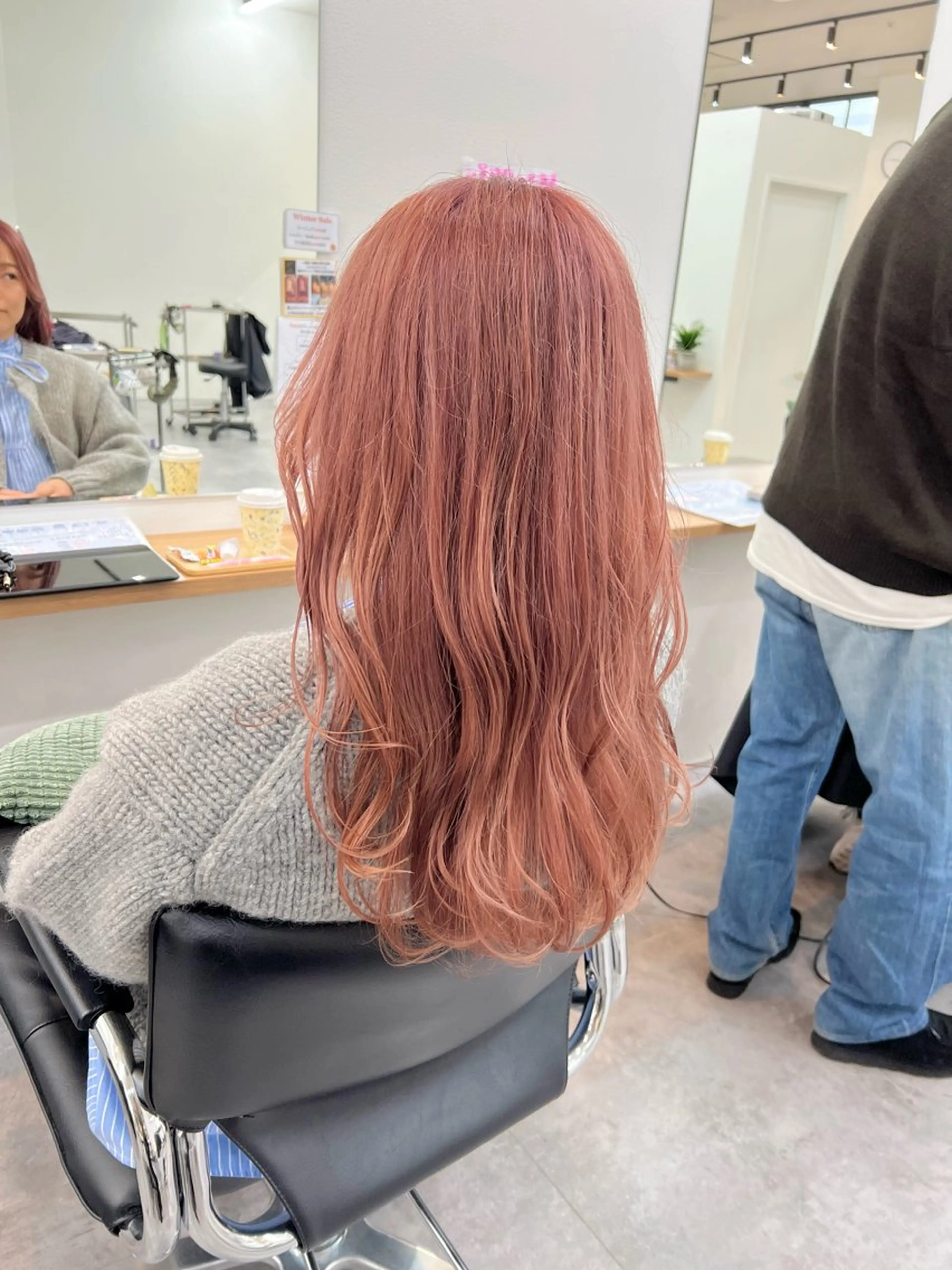 ロング カラー ベージュカラー ピンクカラー ピンクベージュ カット ヘアカラー トリートメント ✨NOMAD印西✨ 黒川勇輝のヘアスタイル