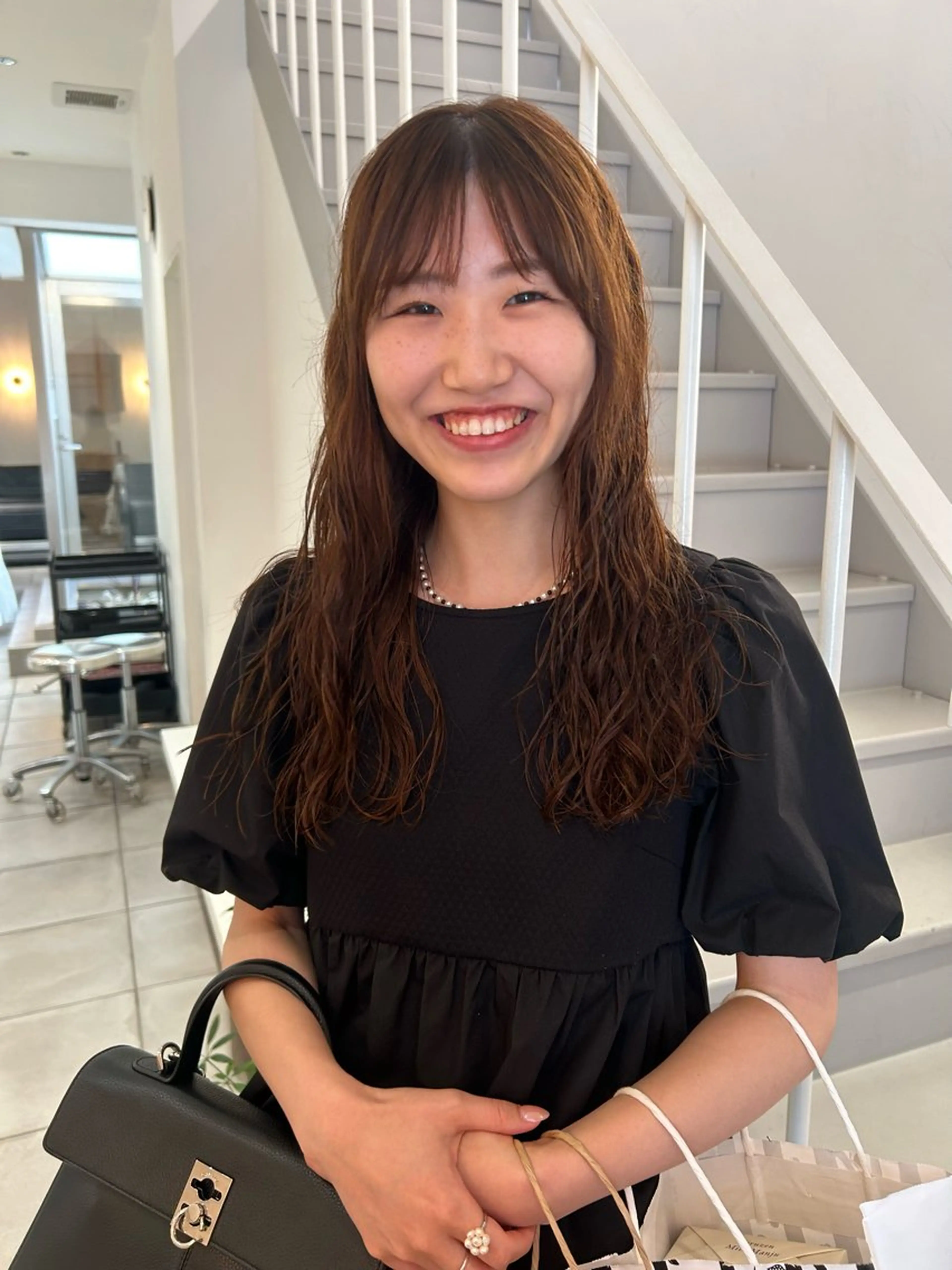 ロング パーマ hanabi /melt西梅田のヘアスタイル