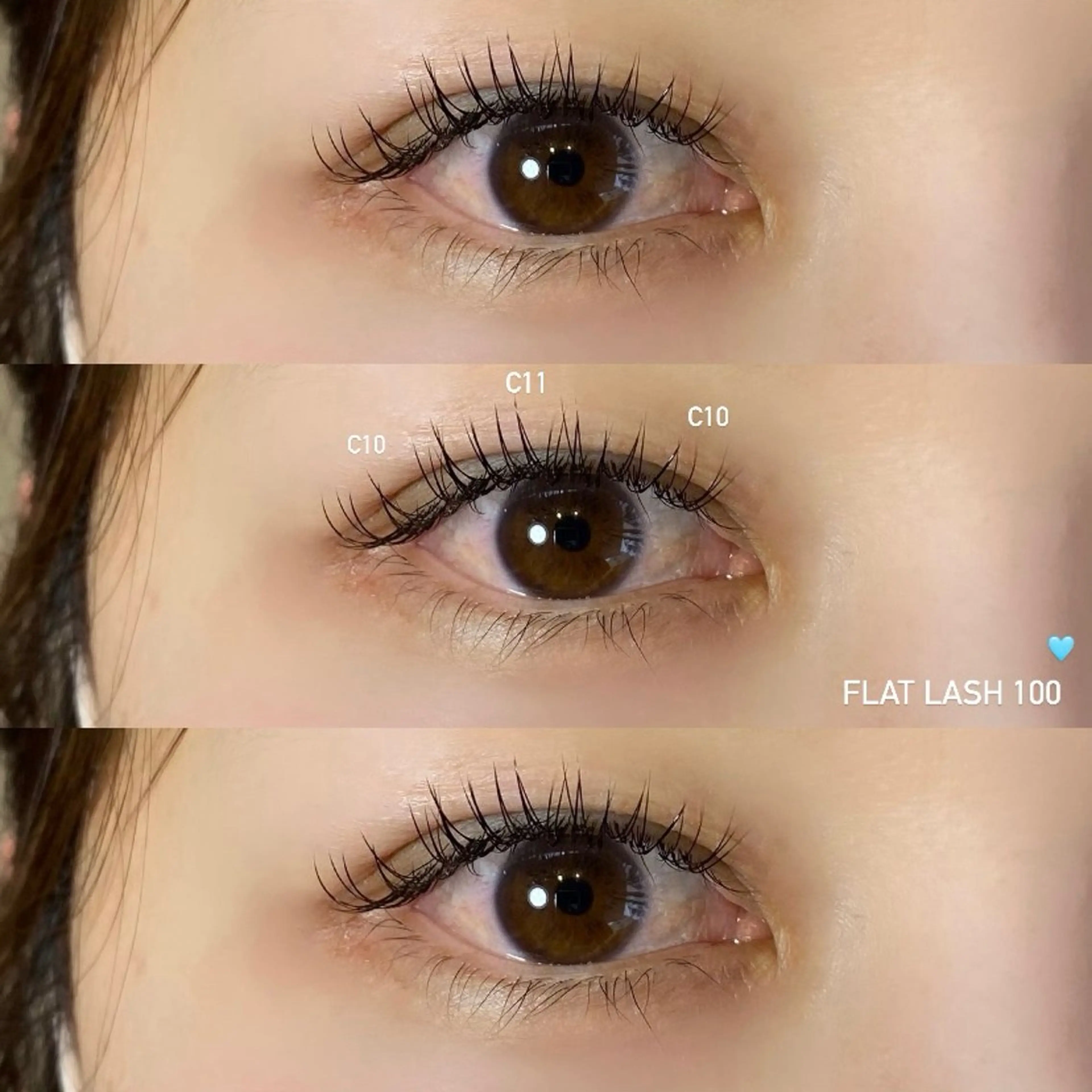 マツエク・マツパ and Laurel hinaのマツエク・マツパデザイン