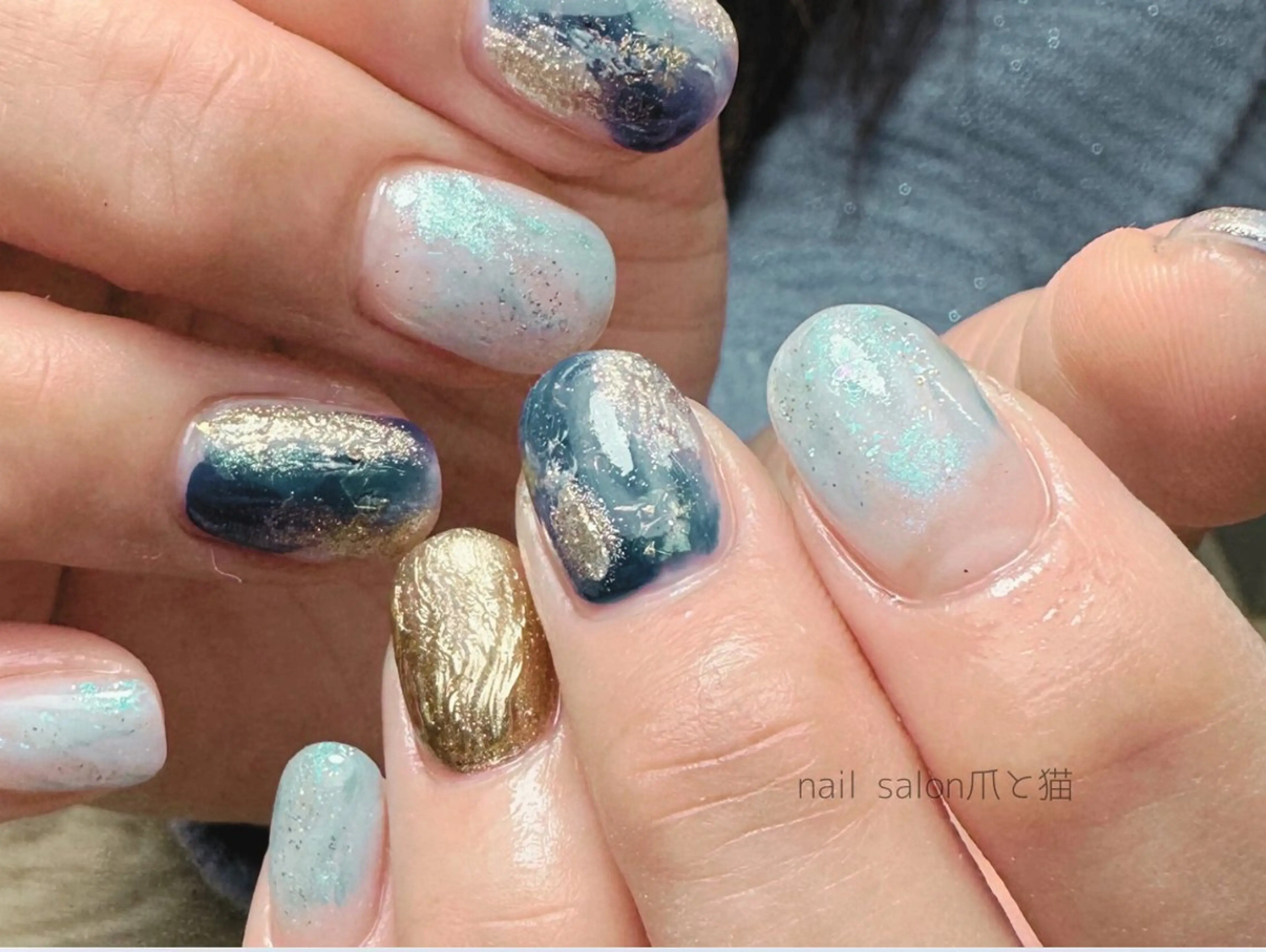 ネイル パラジェル登録店 爪と猫NANAMIのネイルデザイン
