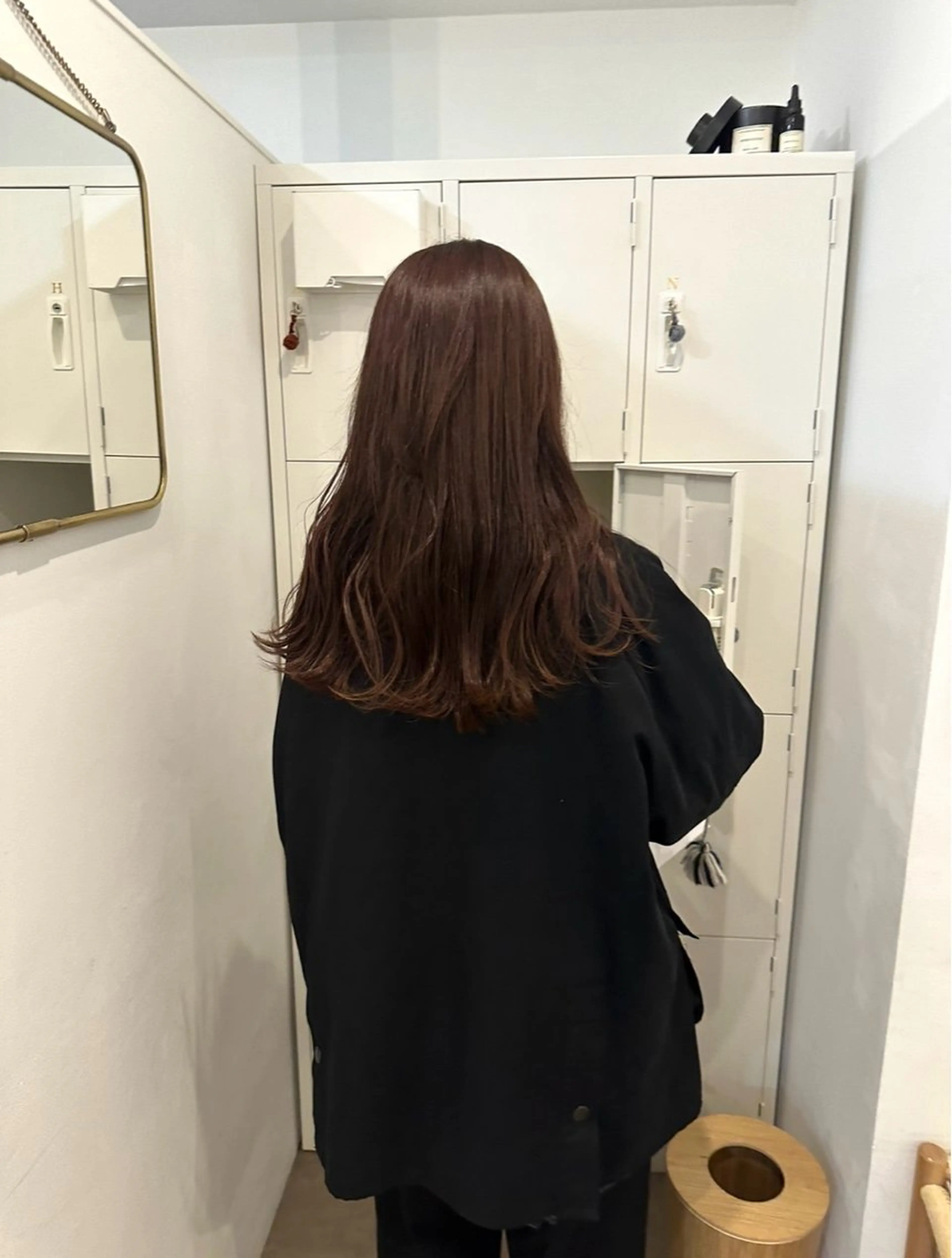 ロング ヘアカラー トリートメント 梅田/柔らかカラー/ オオハシ リナコのヘアスタイル