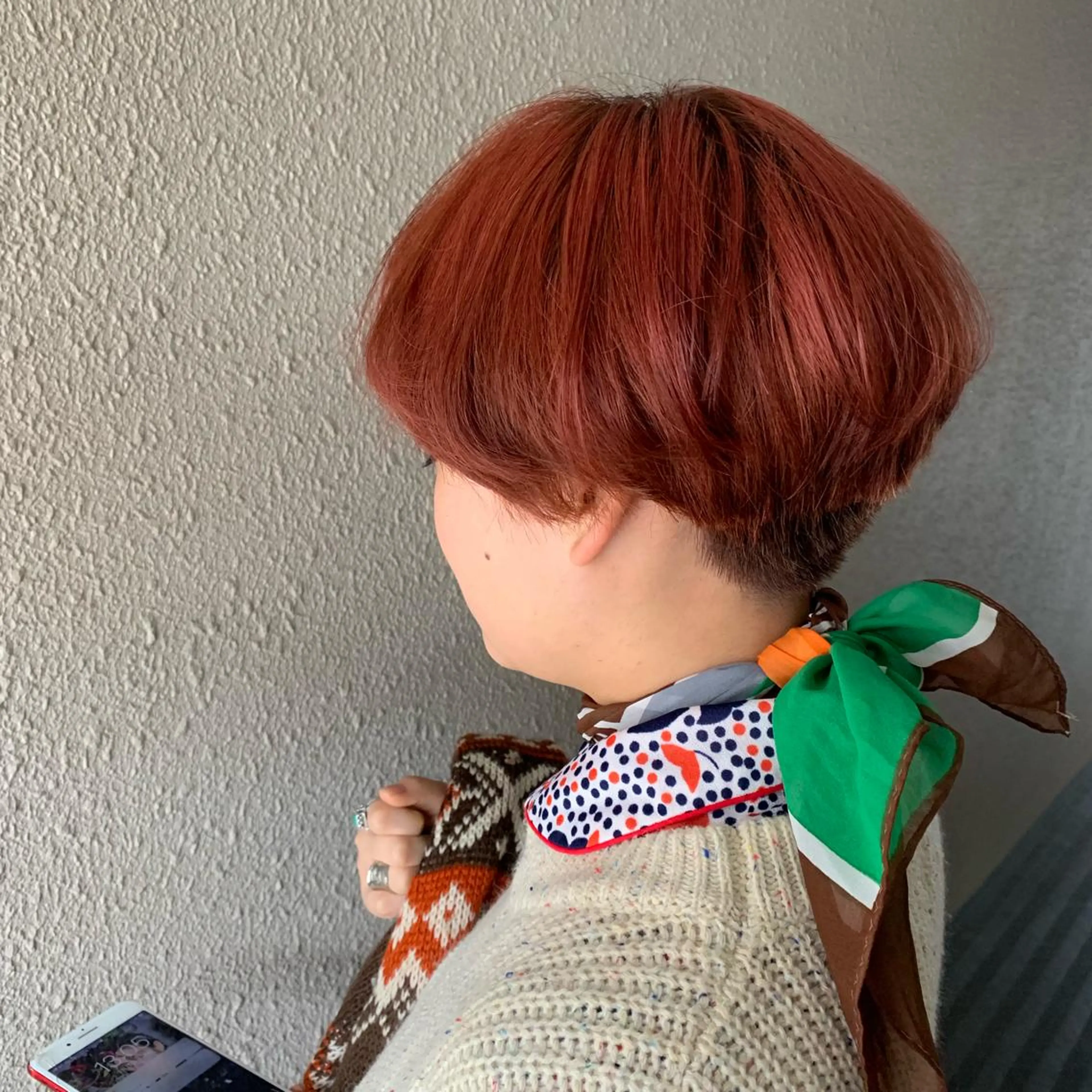 ショート カラー カット ヘアカラー chouette/ 根本優希のヘアスタイル