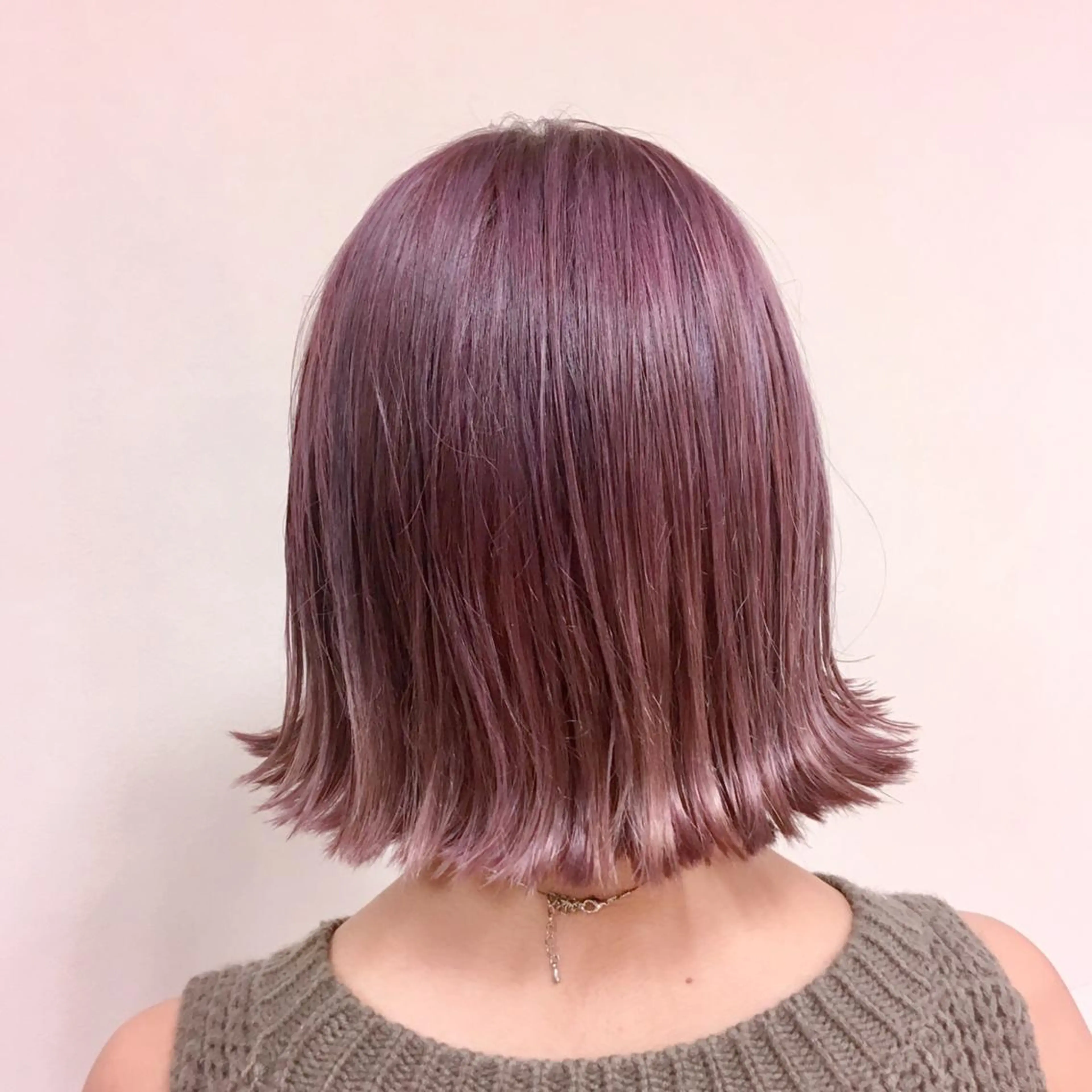 ミディアム カラー ヘアアレンジ ヘアカラー トリートメント 【Sweep】おじま のぞみのヘアスタイル