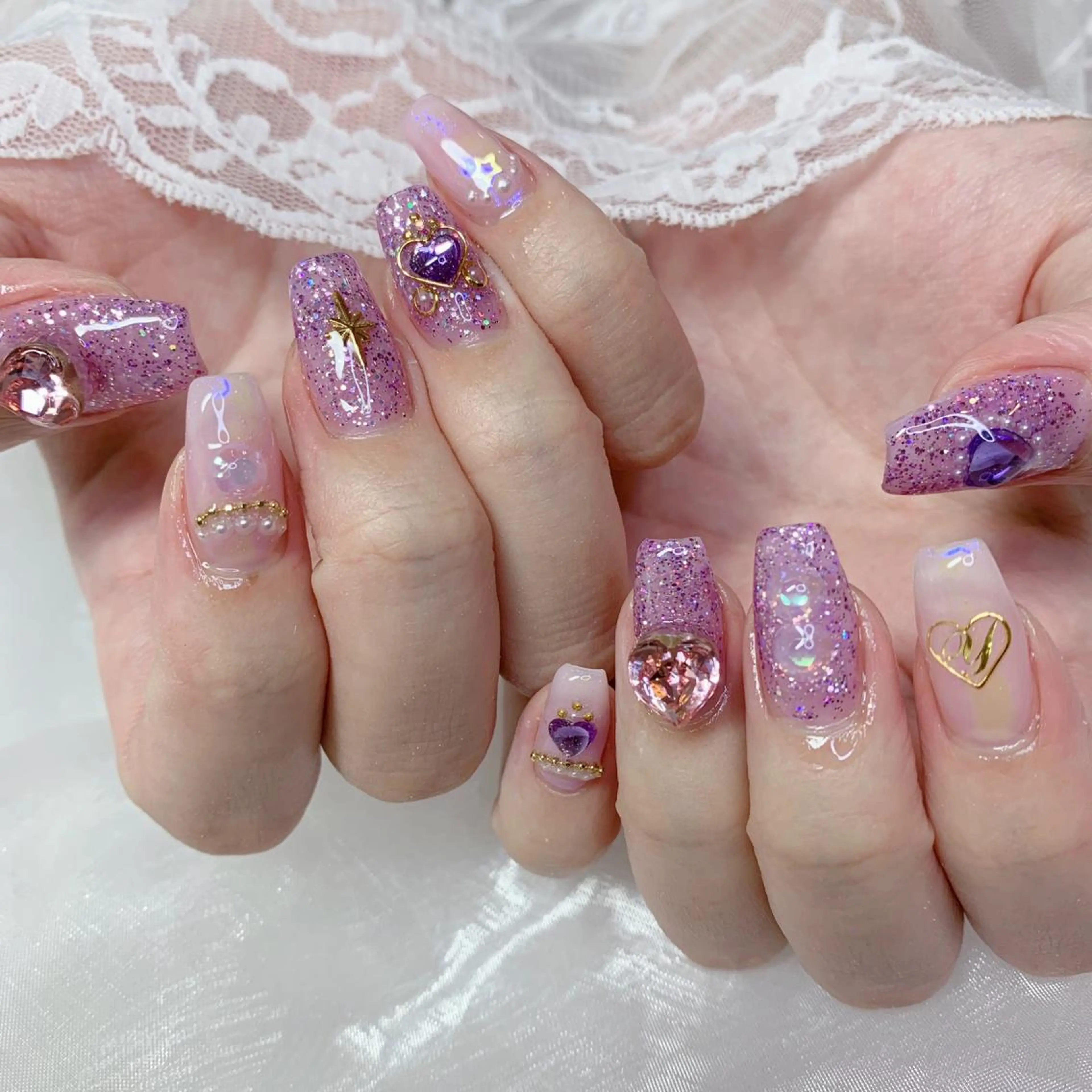 ネイル ハンドネイル La neige* yuki 🐩🌙のネイルデザイン