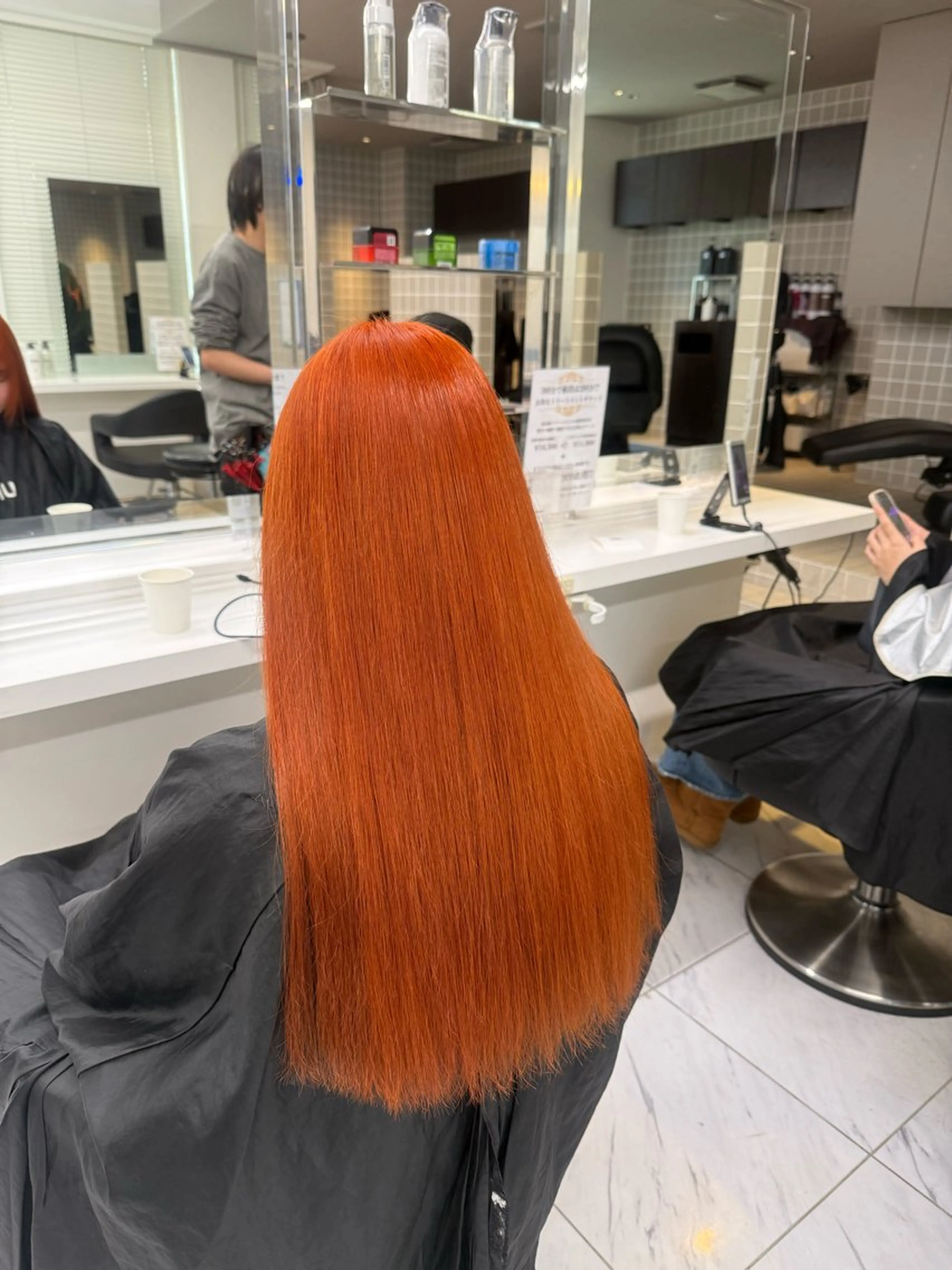 ロング カラー ヘアアレンジ ヘアカラー トリートメント ヘアセット 💗横浜美容室 💗HARUNAのヘアスタイル
