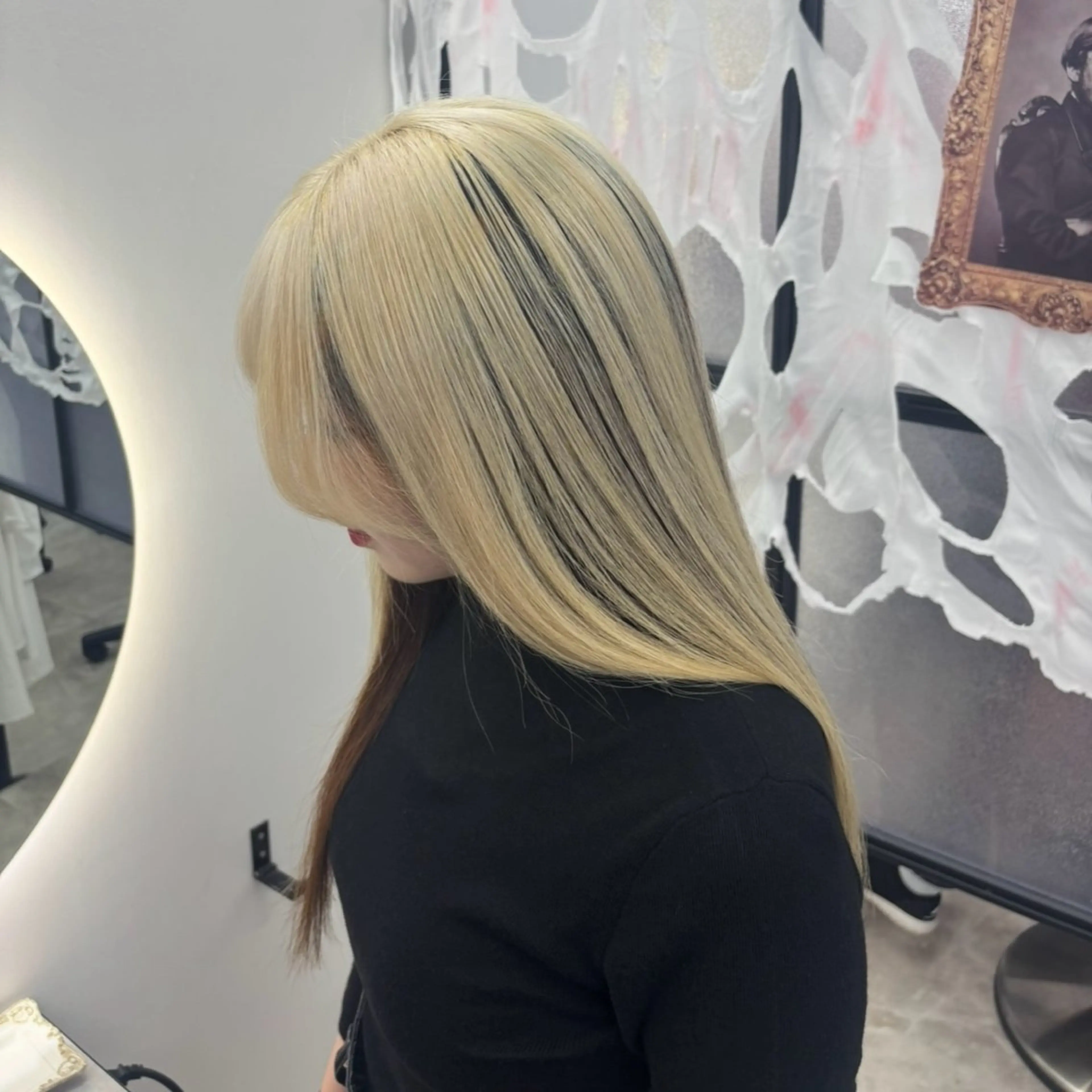 ロング カラー ヘアカラー Ren. 🦋デザインカラーのヘアスタイル